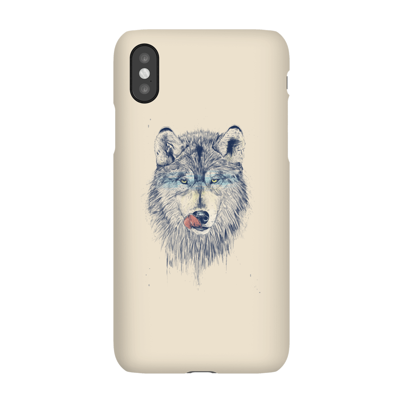 Balazs Solti Wolf Eyes Phone Case for iPhone and Android - iPhone X - Snap Case - Gloss