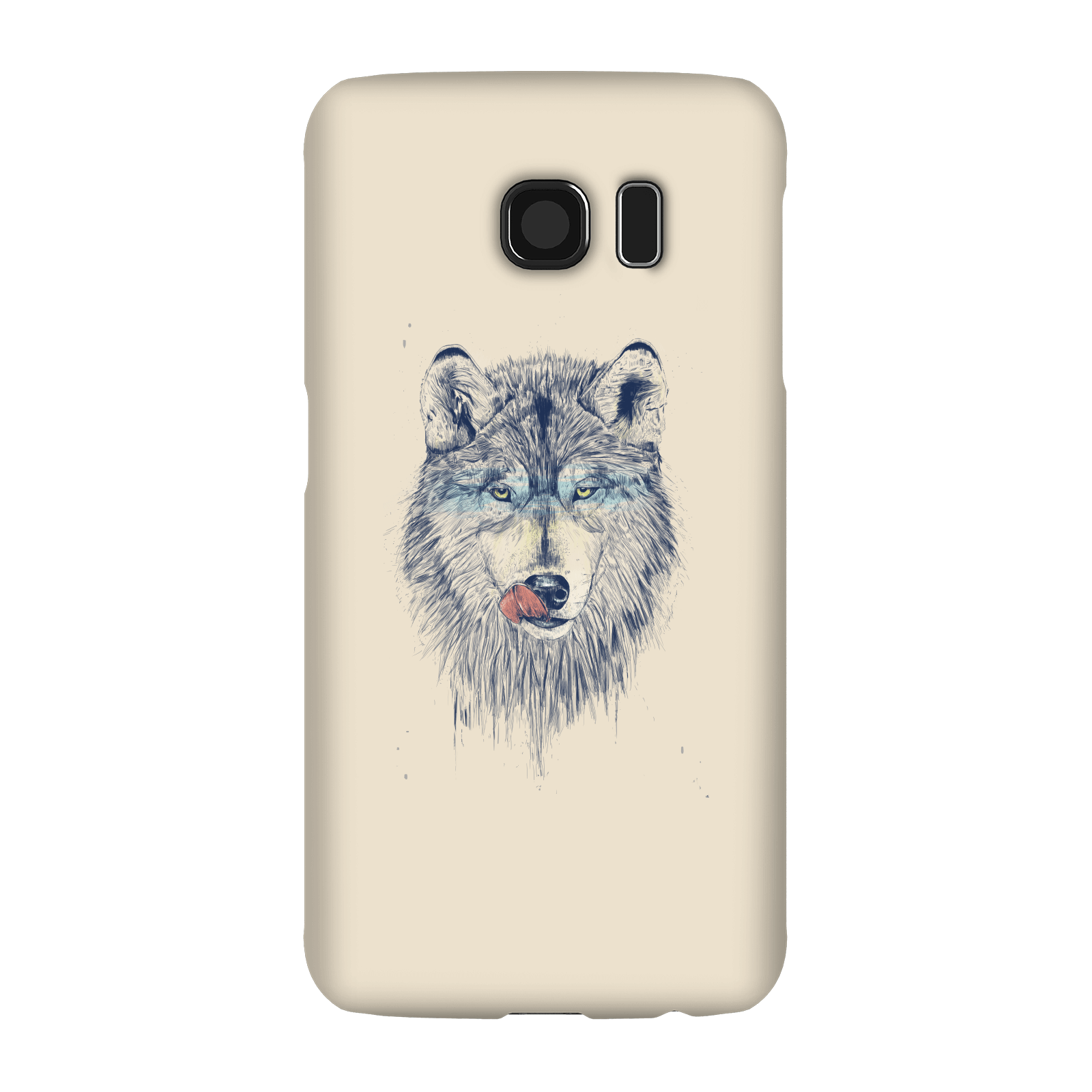 Balazs Solti Wolf Eyes Phone Case for iPhone and Android - Samsung S6 - Snap Case - Gloss