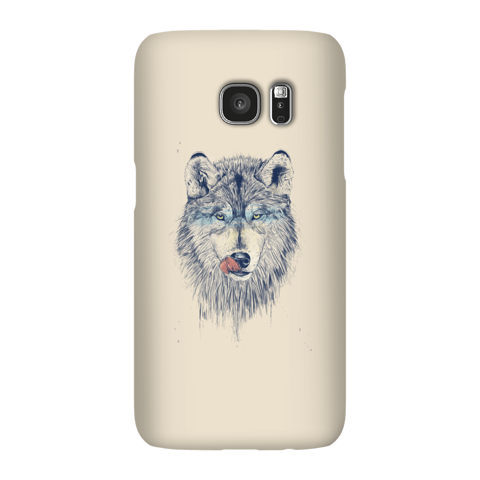 Balazs Solti Wolf Eyes Phone Case for iPhone and Android - Samsung S7 - Snap Case - Gloss