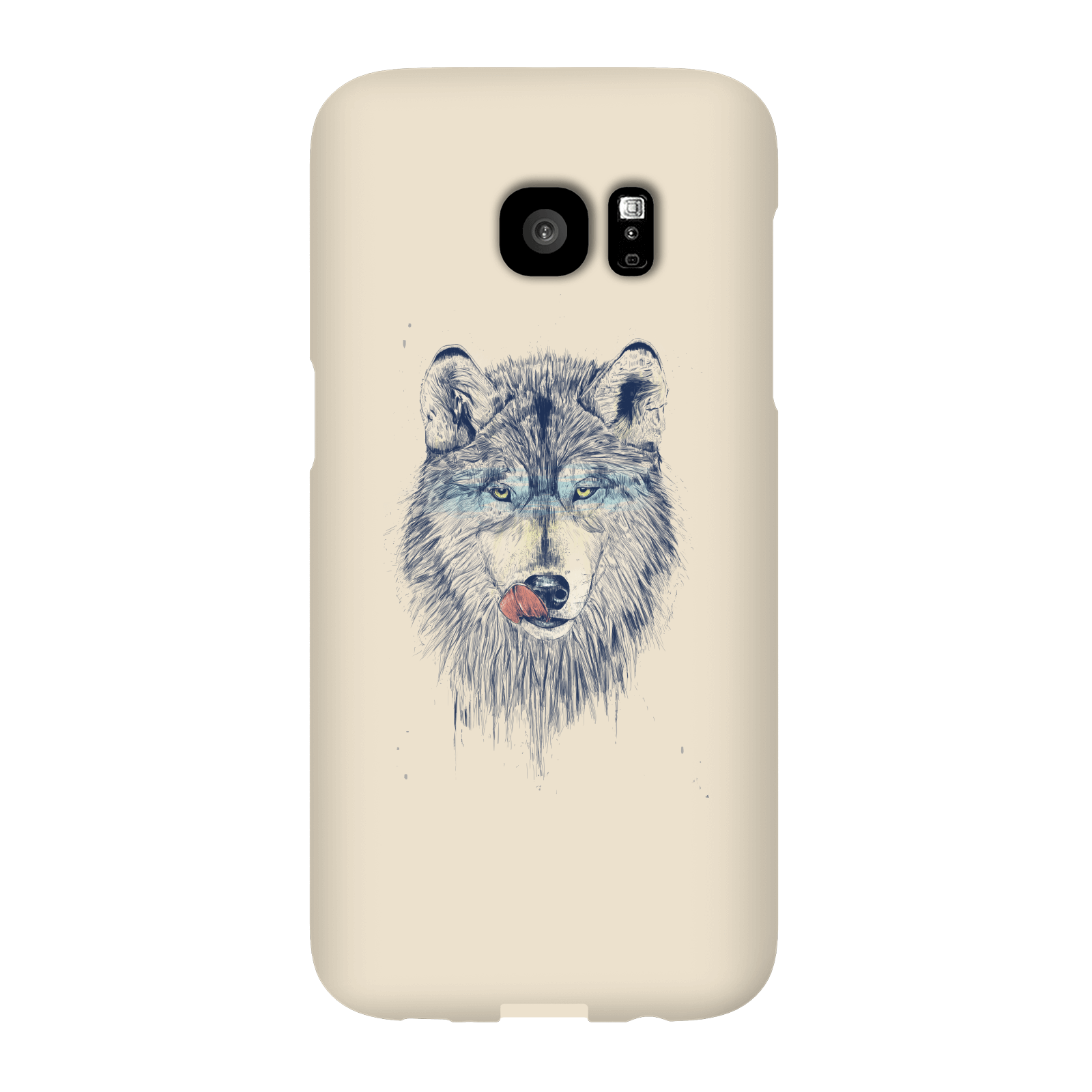 Balazs Solti Wolf Eyes Phone Case for iPhone and Android - Samsung S7 Edge - Snap Case - Gloss