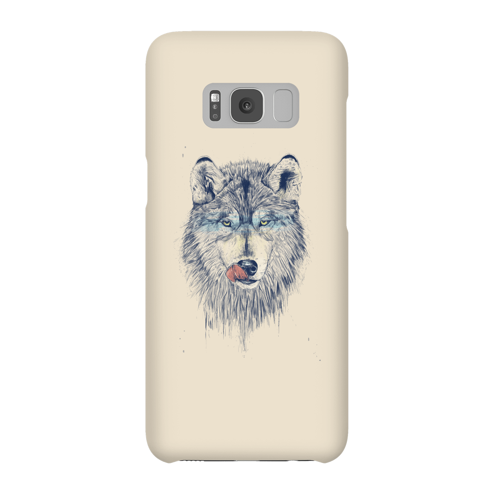 Balazs Solti Wolf Eyes Phone Case for iPhone and Android - Samsung S8 - Snap Case - Gloss