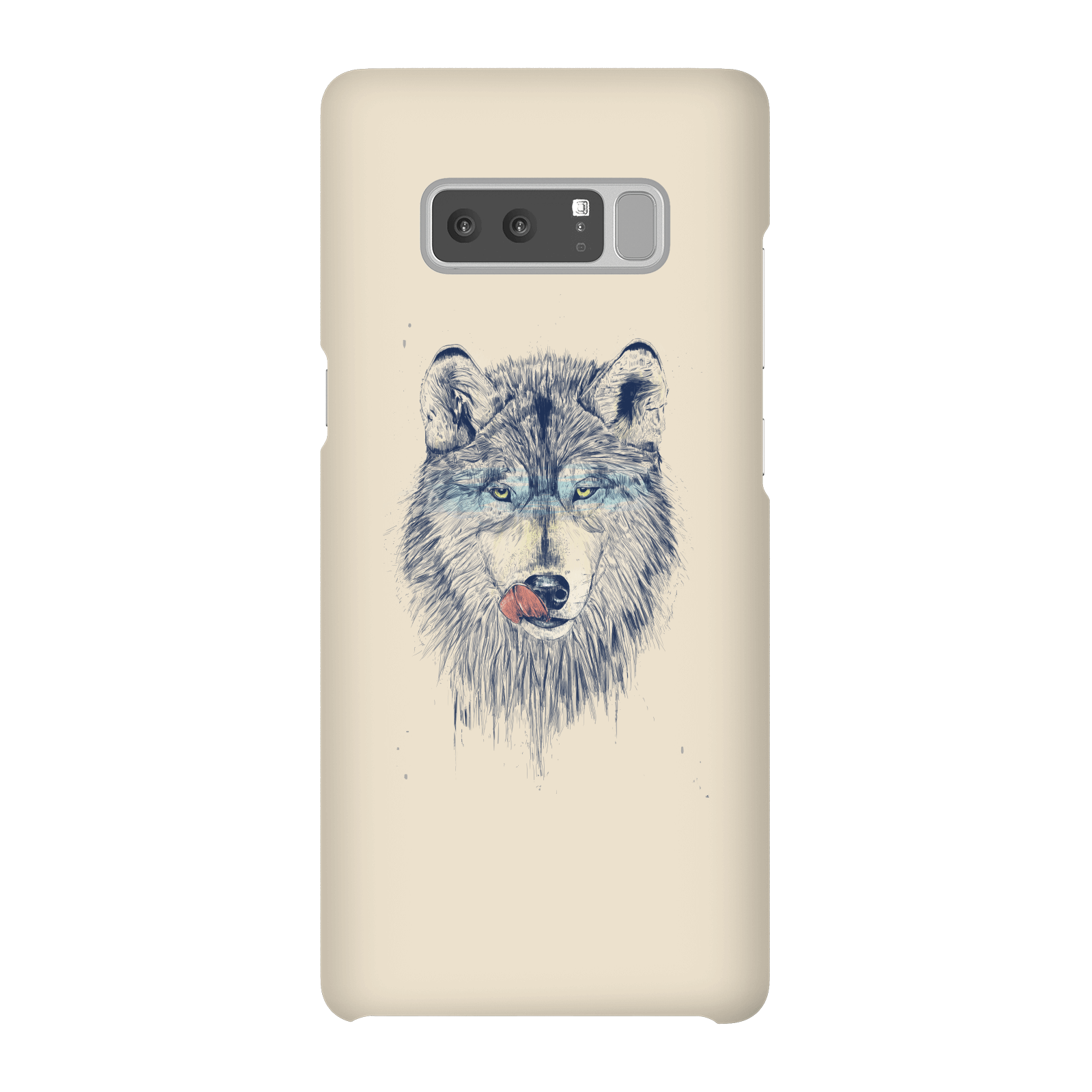 Balazs Solti Wolf Eyes Phone Case for iPhone and Android - Samsung Note 8 - Snap Case - Gloss
