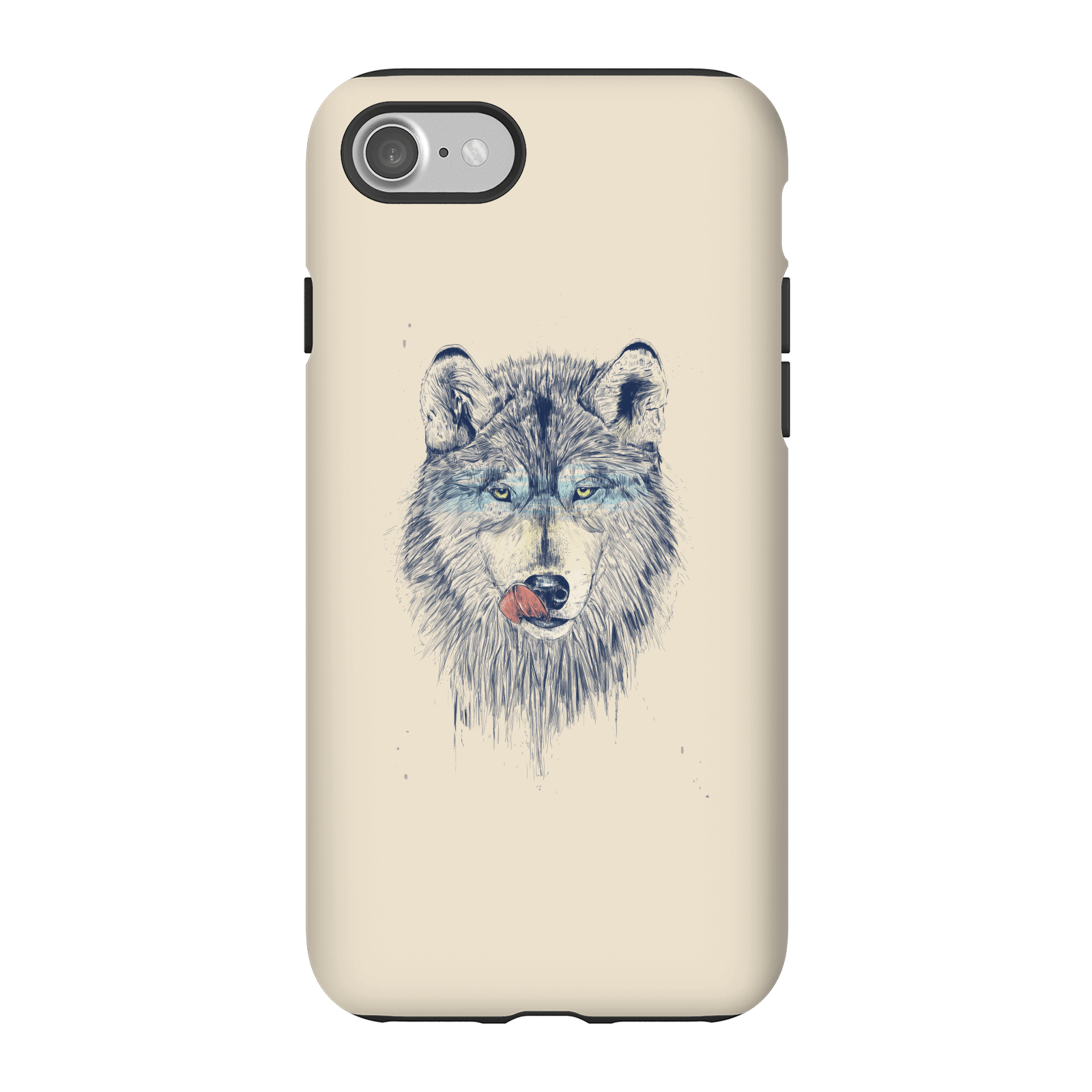 Balazs Solti Wolf Eyes Phone Case for iPhone and Android - iPhone 7 - Tough Case - Gloss