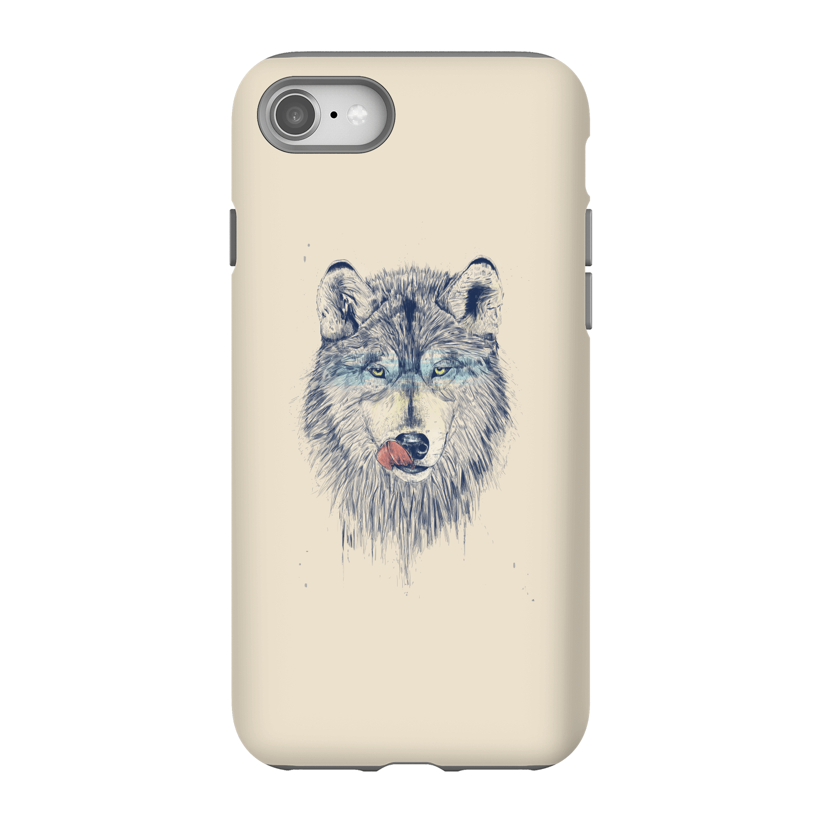 Balazs Solti Wolf Eyes Phone Case for iPhone and Android - iPhone 8 - Tough Case - Gloss