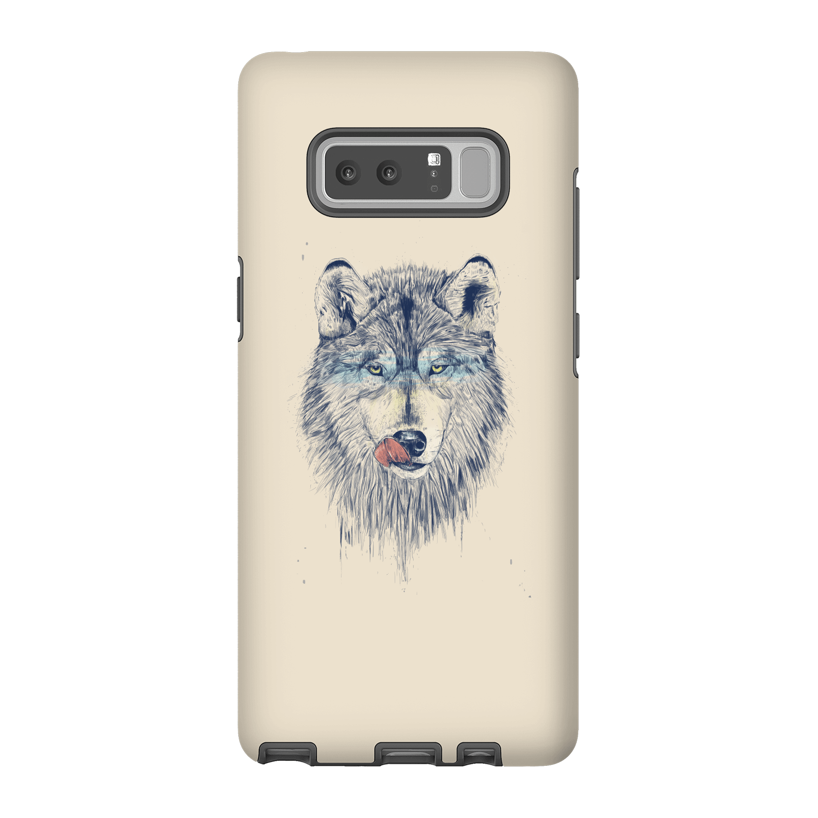 Balazs Solti Wolf Eyes Phone Case for iPhone and Android - Samsung Note 8 - Tough Case - Gloss