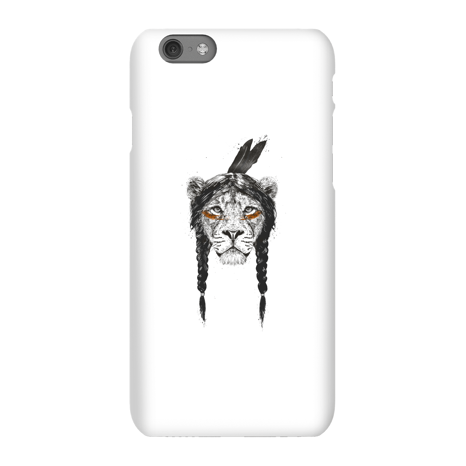 Balazs Solti Native Lion Phone Case for iPhone and Android - iPhone 6S - Snap Case - Matte
