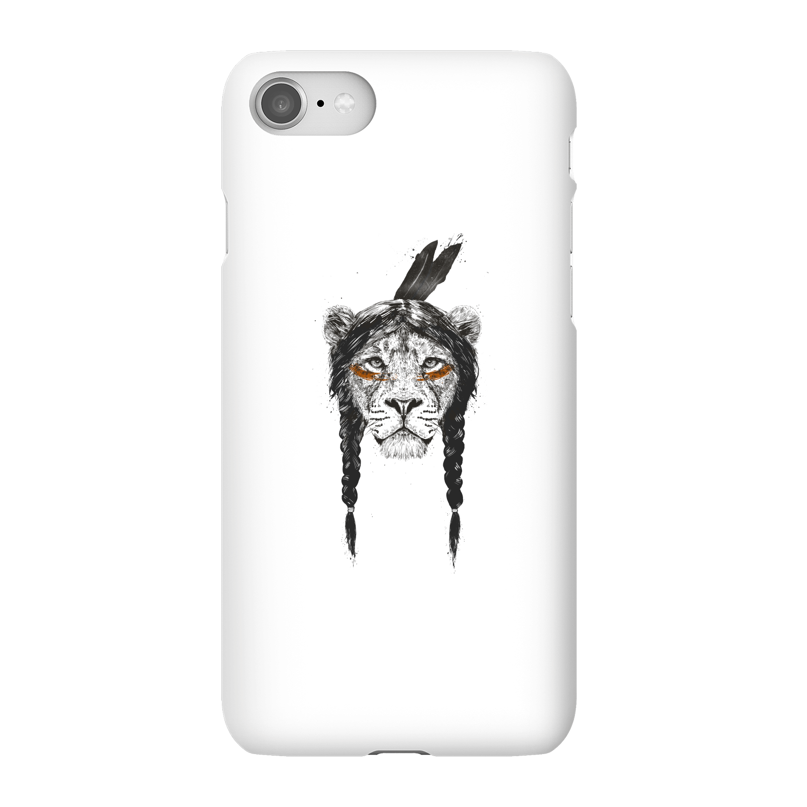 Balazs Solti Native Lion Phone Case for iPhone and Android - iPhone 8 - Snap Case - Matte