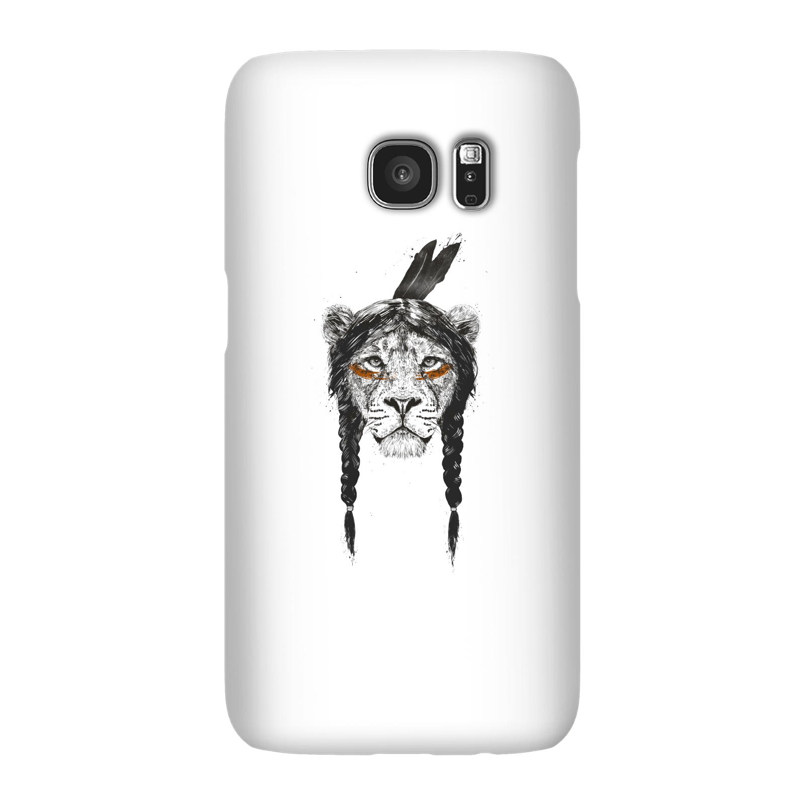 Balazs Solti Native Lion Phone Case for iPhone and Android - Samsung S7 - Snap Case - Matte