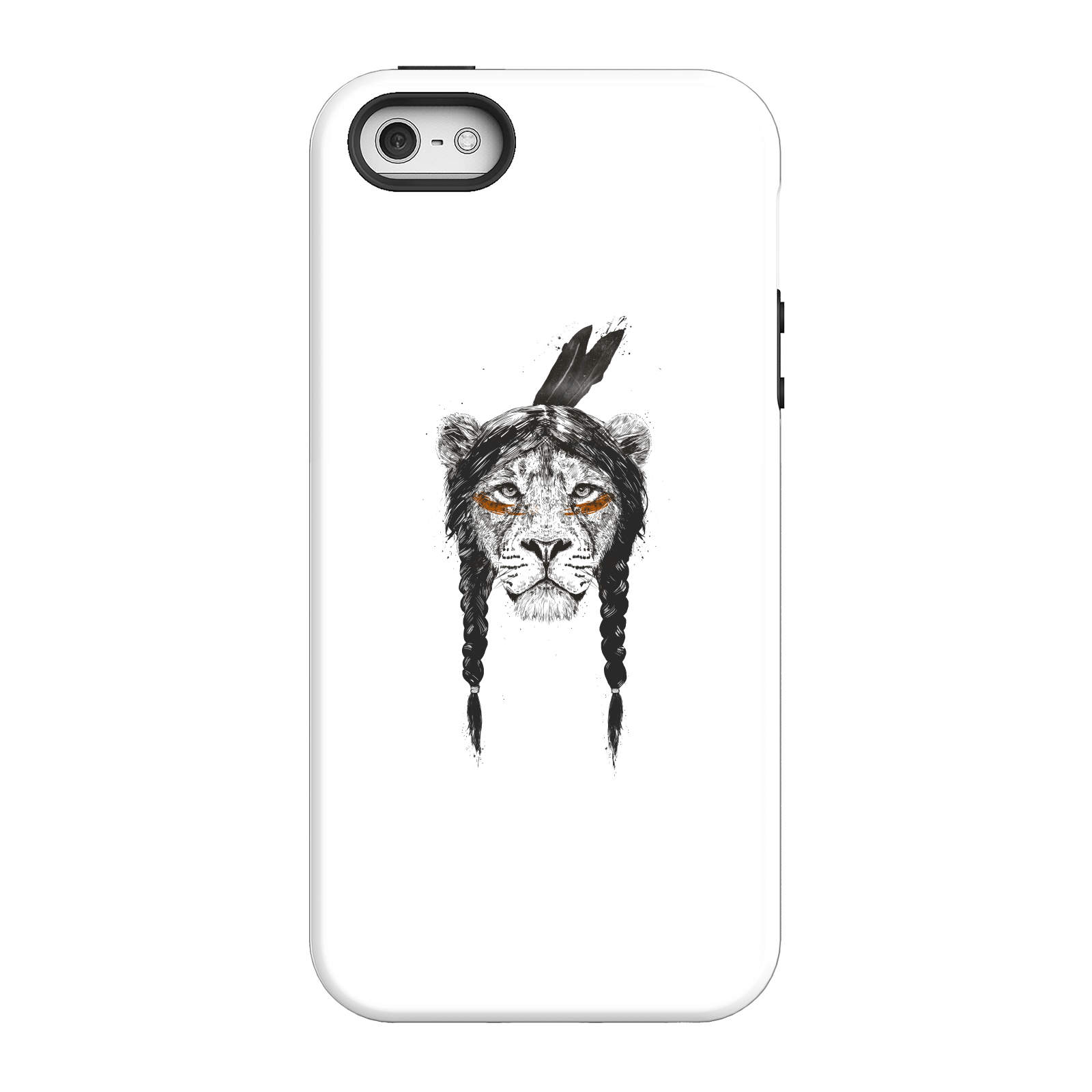 Balazs Solti Native Lion Phone Case for iPhone and Android - iPhone 5/5s - Tough Case - Matte