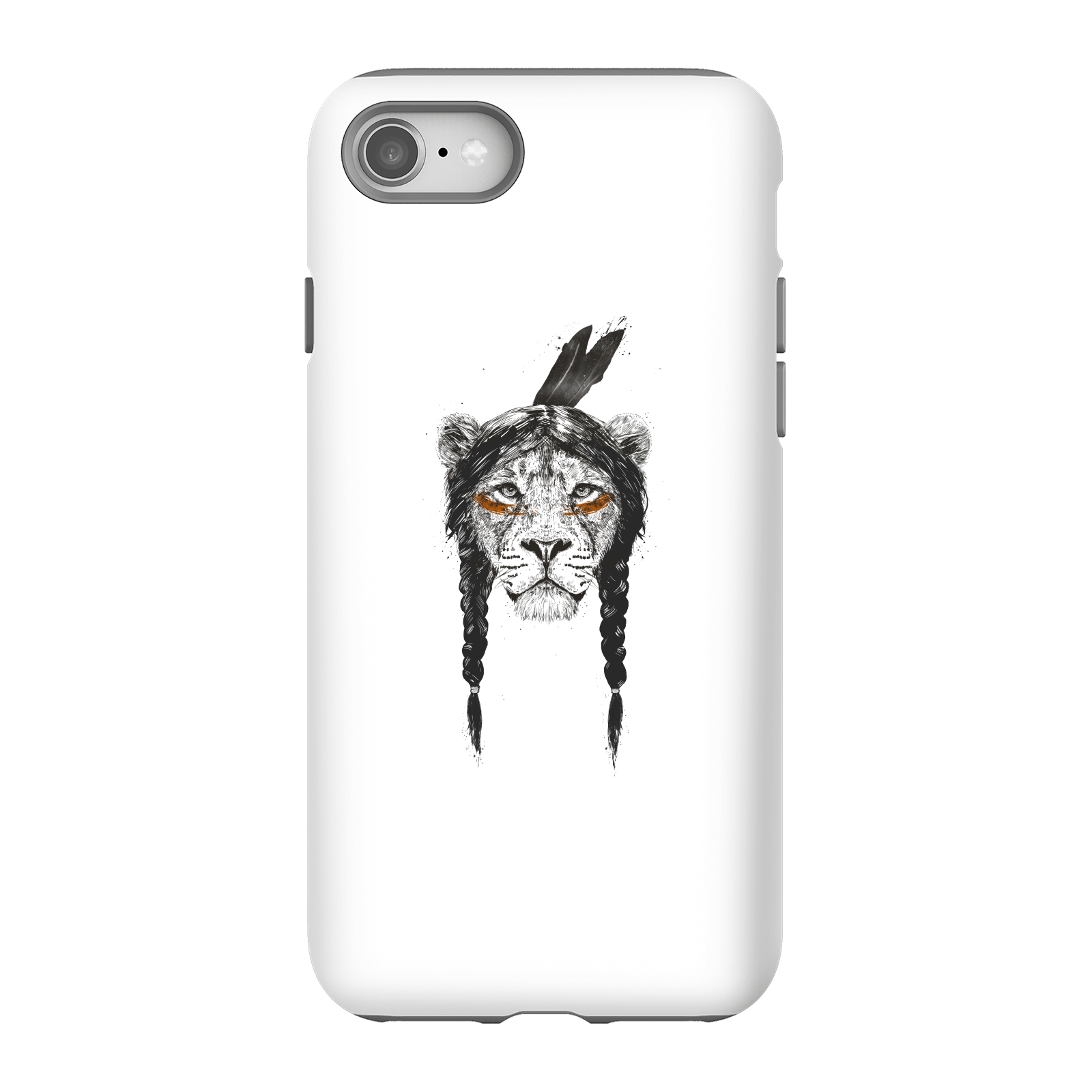 Balazs Solti Native Lion Phone Case for iPhone and Android - iPhone 8 - Tough Case - Matte