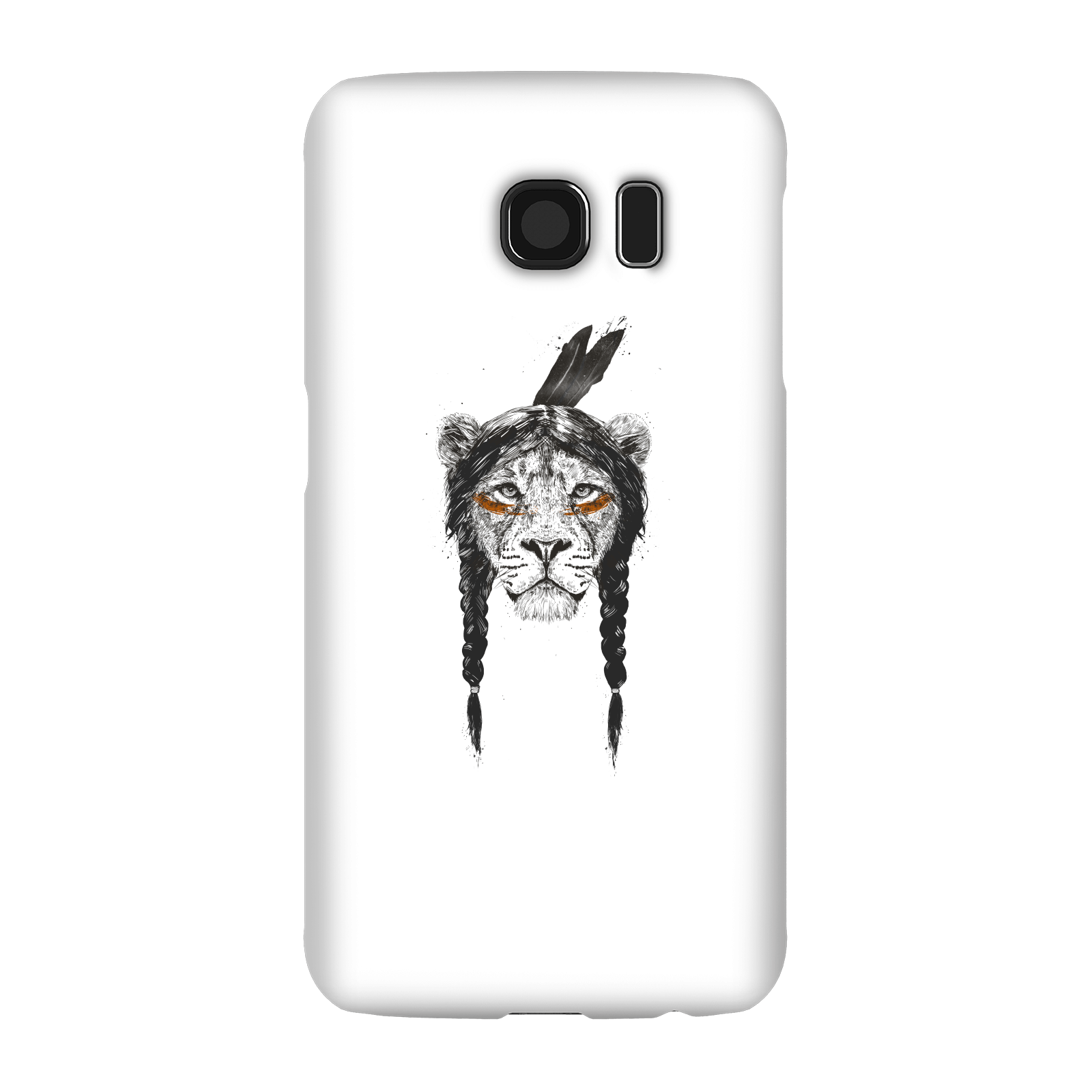 Balazs Solti Native Lion Phone Case for iPhone and Android - Samsung S6 - Snap Case - Gloss