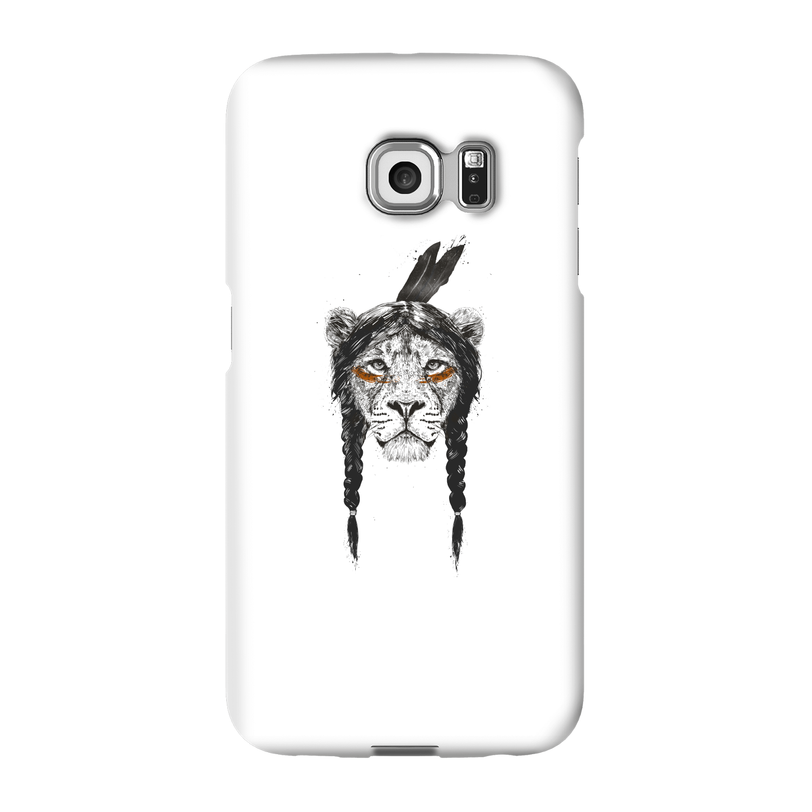 Balazs Solti Native Lion Phone Case for iPhone and Android - Samsung S6 Edge - Snap Case - Gloss