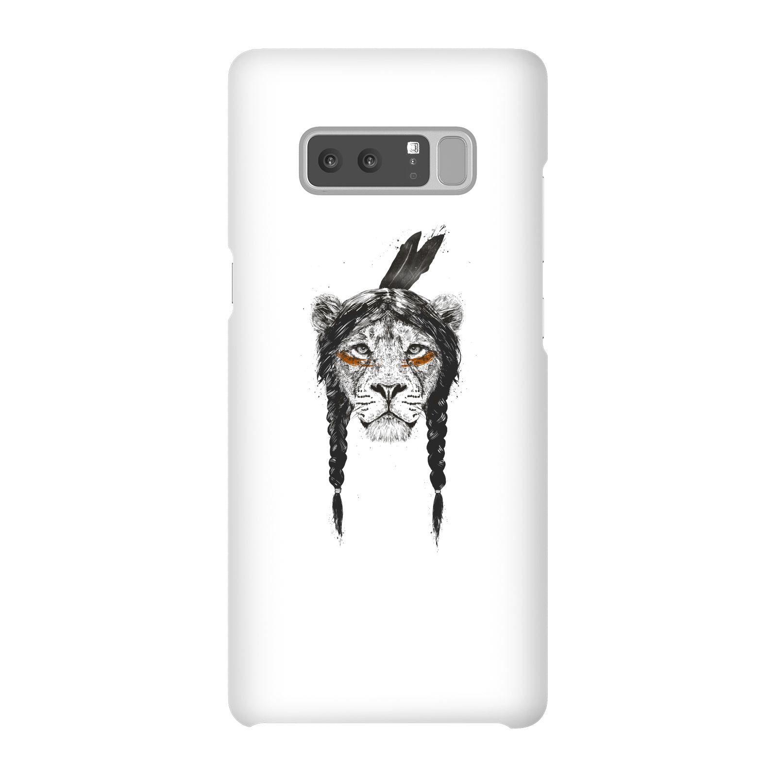 Balazs Solti Native Lion Phone Case for iPhone and Android - Samsung Note 8 - Snap Case - Gloss