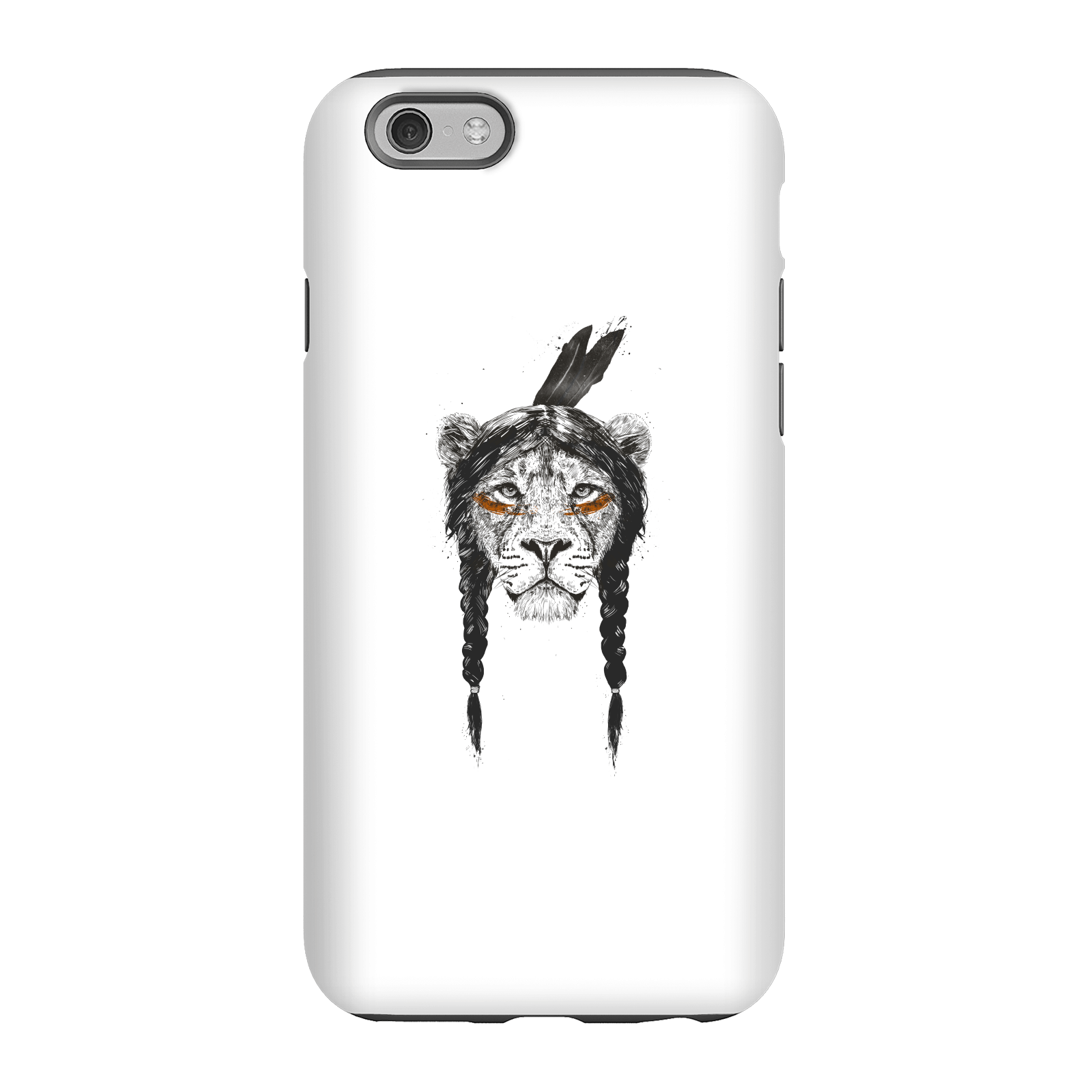 Balazs Solti Native Lion Phone Case for iPhone and Android - iPhone 6 - Tough Case - Gloss