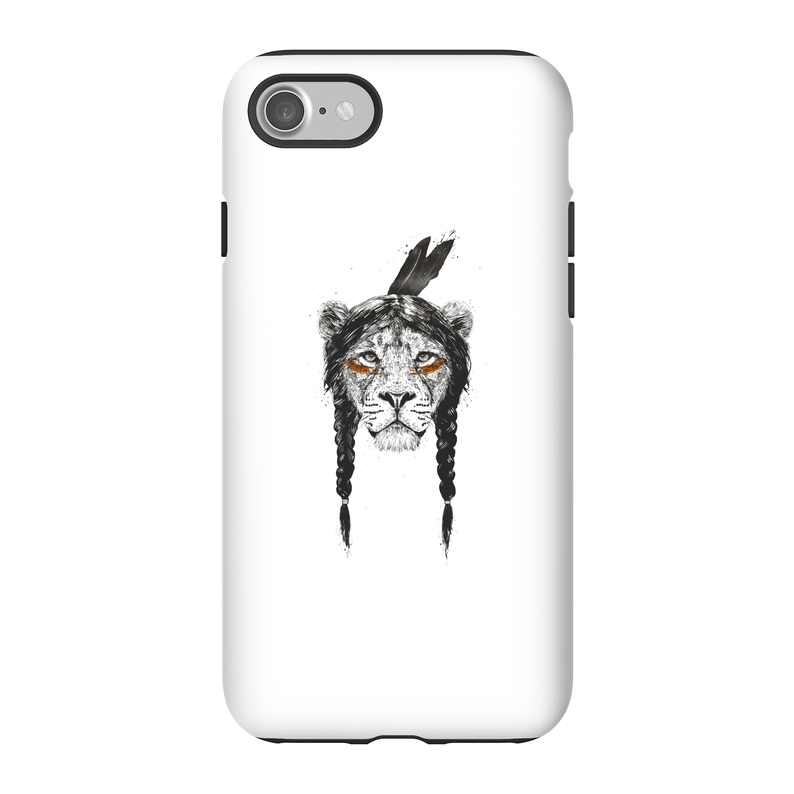 Balazs Solti Native Lion Phone Case for iPhone and Android - iPhone 7 - Tough Case - Gloss