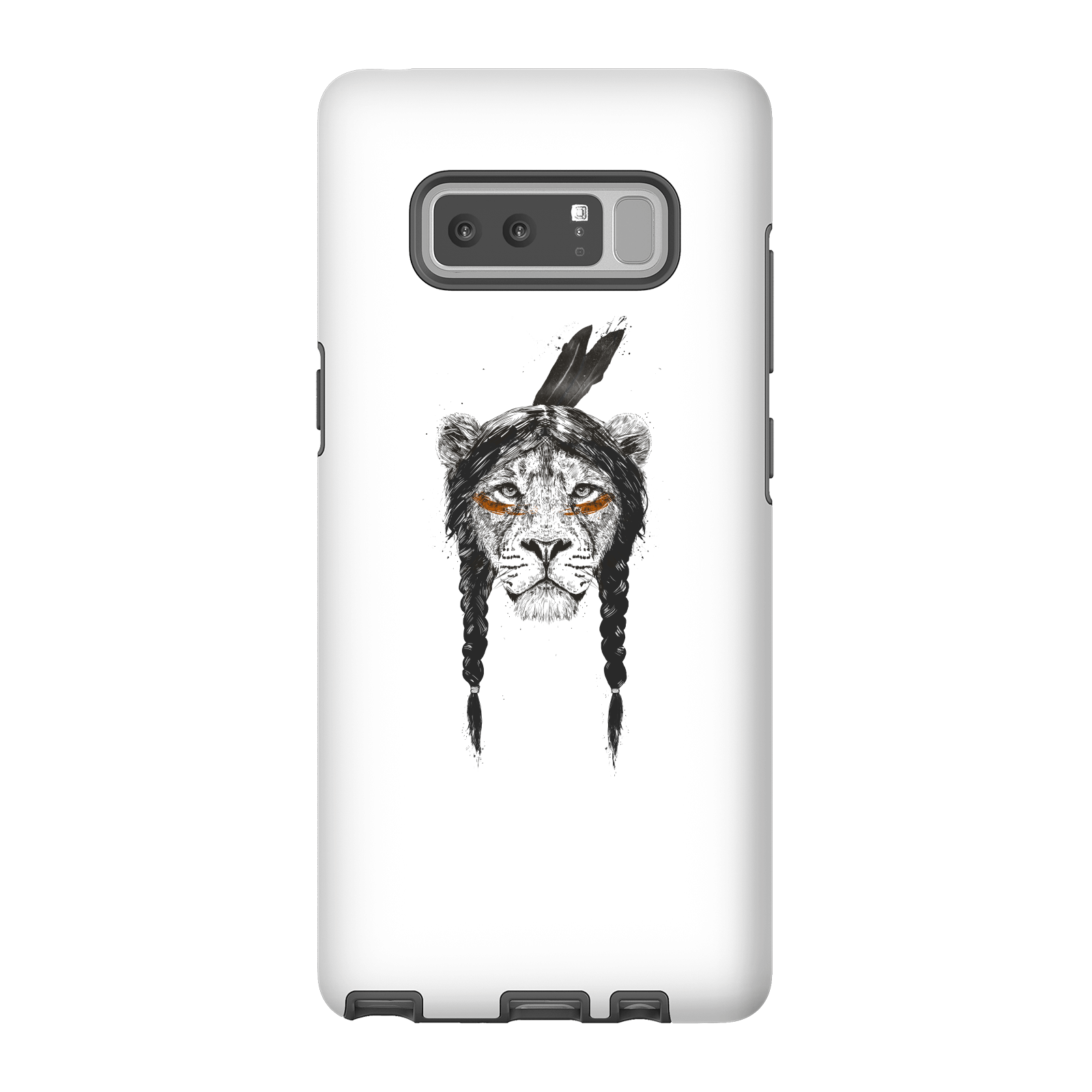Balazs Solti Native Lion Phone Case for iPhone and Android - Samsung Note 8 - Tough Case - Gloss