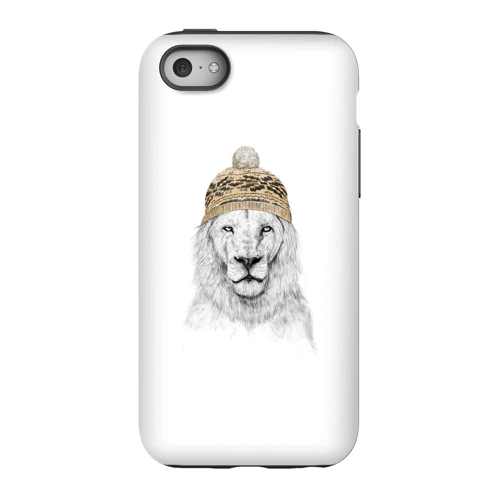 Balazs Solti Lion With Hat Phone Case for iPhone and Android - iPhone 5C - Tough Case - Matte