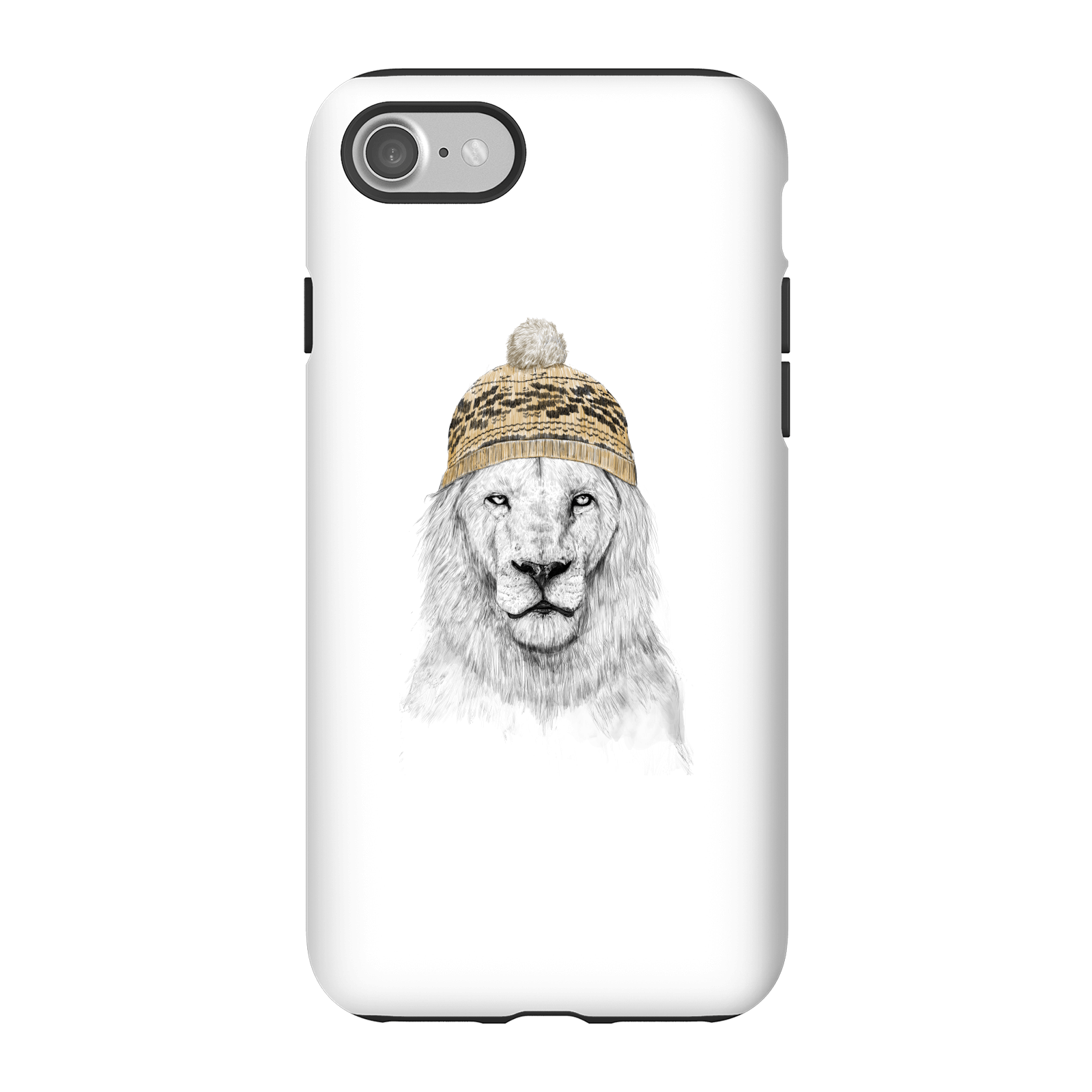 Balazs Solti Lion With Hat Phone Case for iPhone and Android - iPhone 7 - Tough Case - Matte