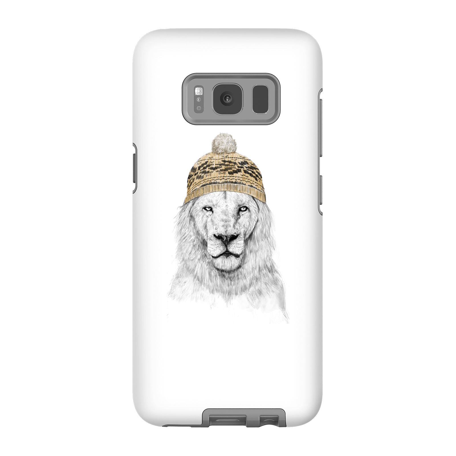 Balazs Solti Lion With Hat Phone Case for iPhone and Android - Samsung S8 - Tough Case - Matte