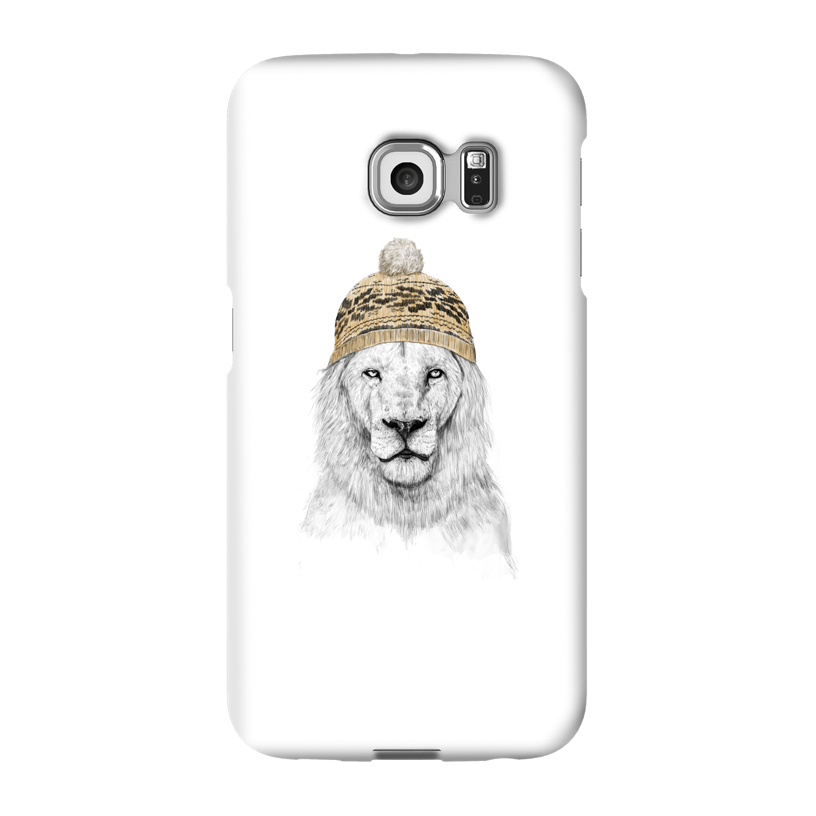 Balazs Solti Lion With Hat Phone Case for iPhone and Android - Samsung S6 Edge Plus - Snap Case - Gloss