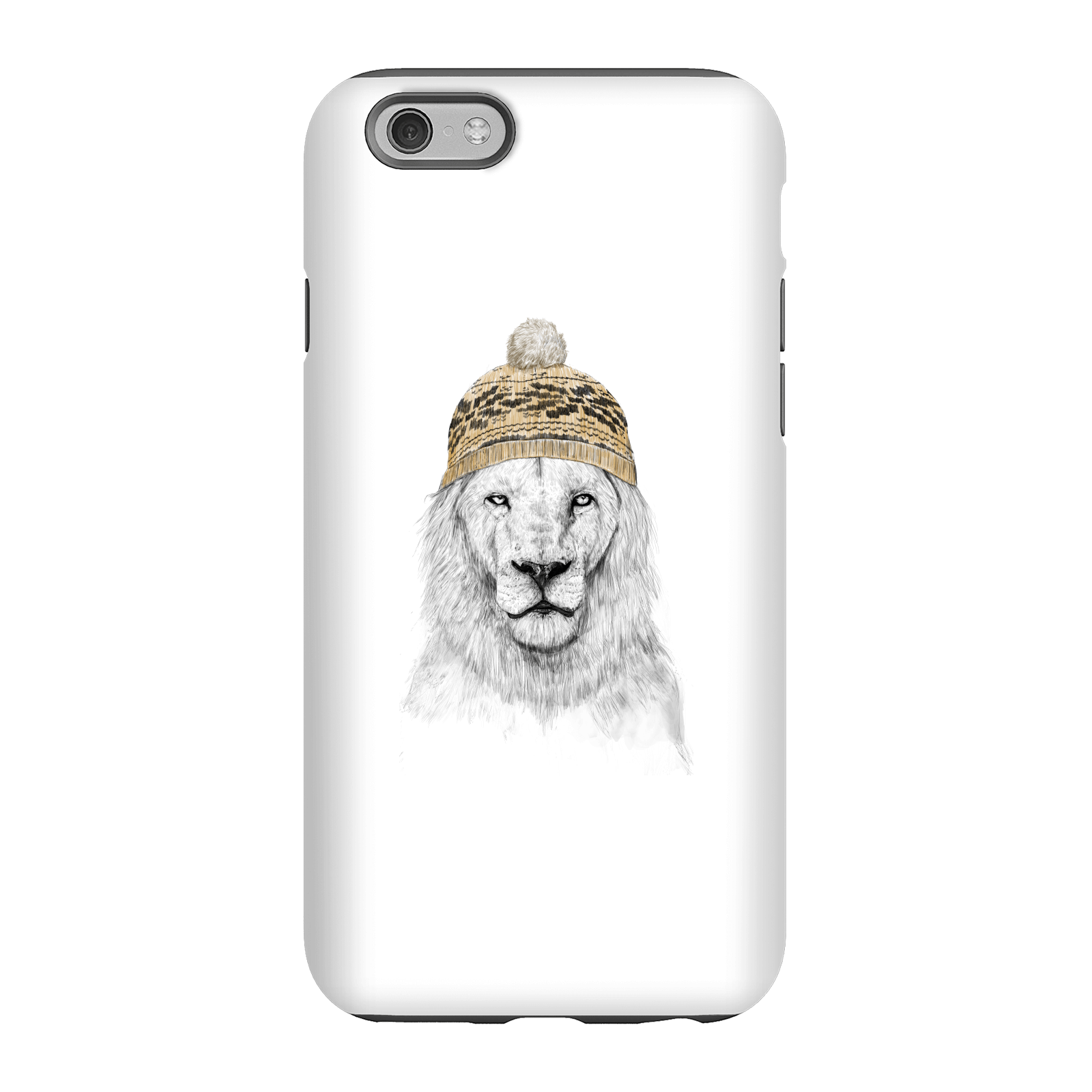 Balazs Solti Lion With Hat Phone Case for iPhone and Android - iPhone 6S - Tough Case - Gloss