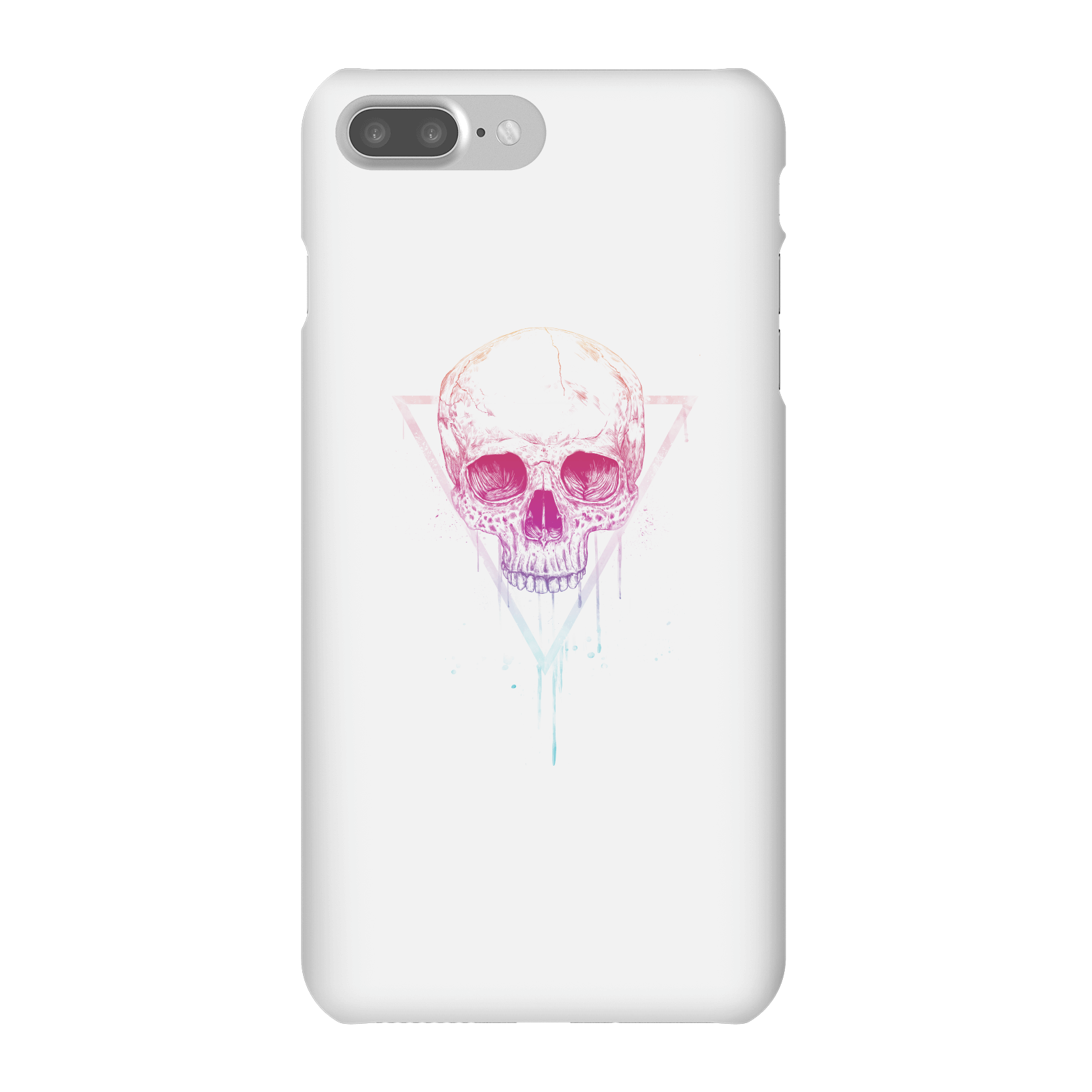Balazs Solti Colourful Skull Phone Case for iPhone and Android - iPhone 7 Plus - Snap Case - Gloss