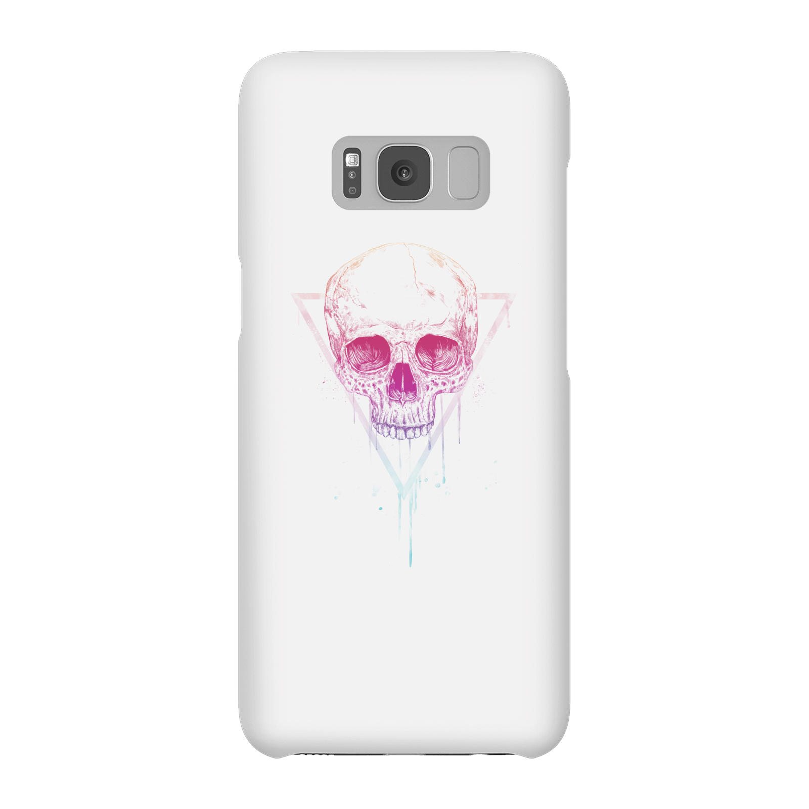 Balazs Solti Colourful Skull Phone Case for iPhone and Android - Samsung S8 - Snap Case - Gloss