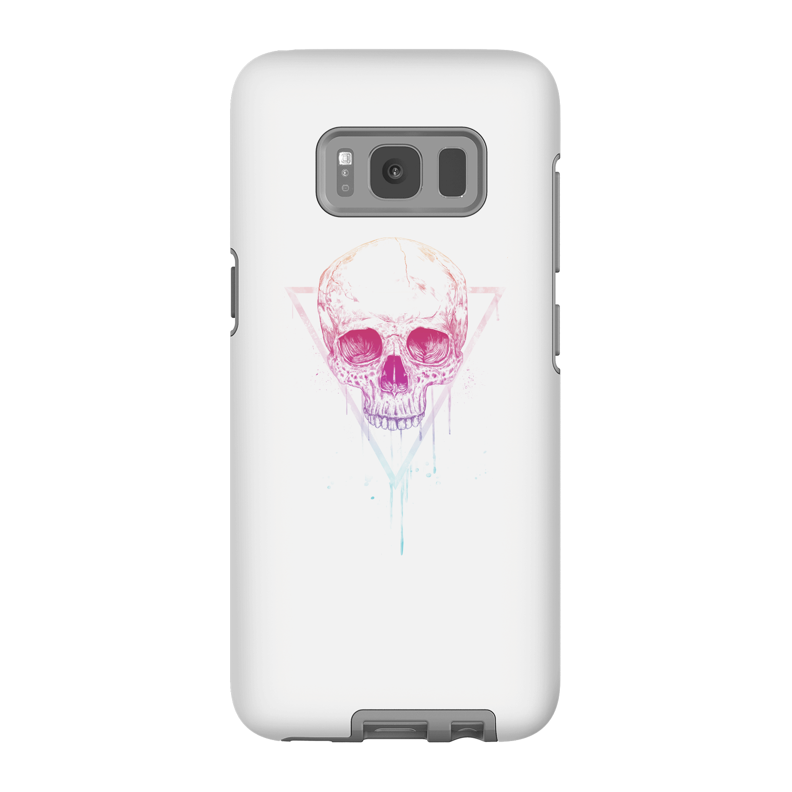 Balazs Solti Colourful Skull Phone Case for iPhone and Android - Samsung S8 - Tough Case - Gloss