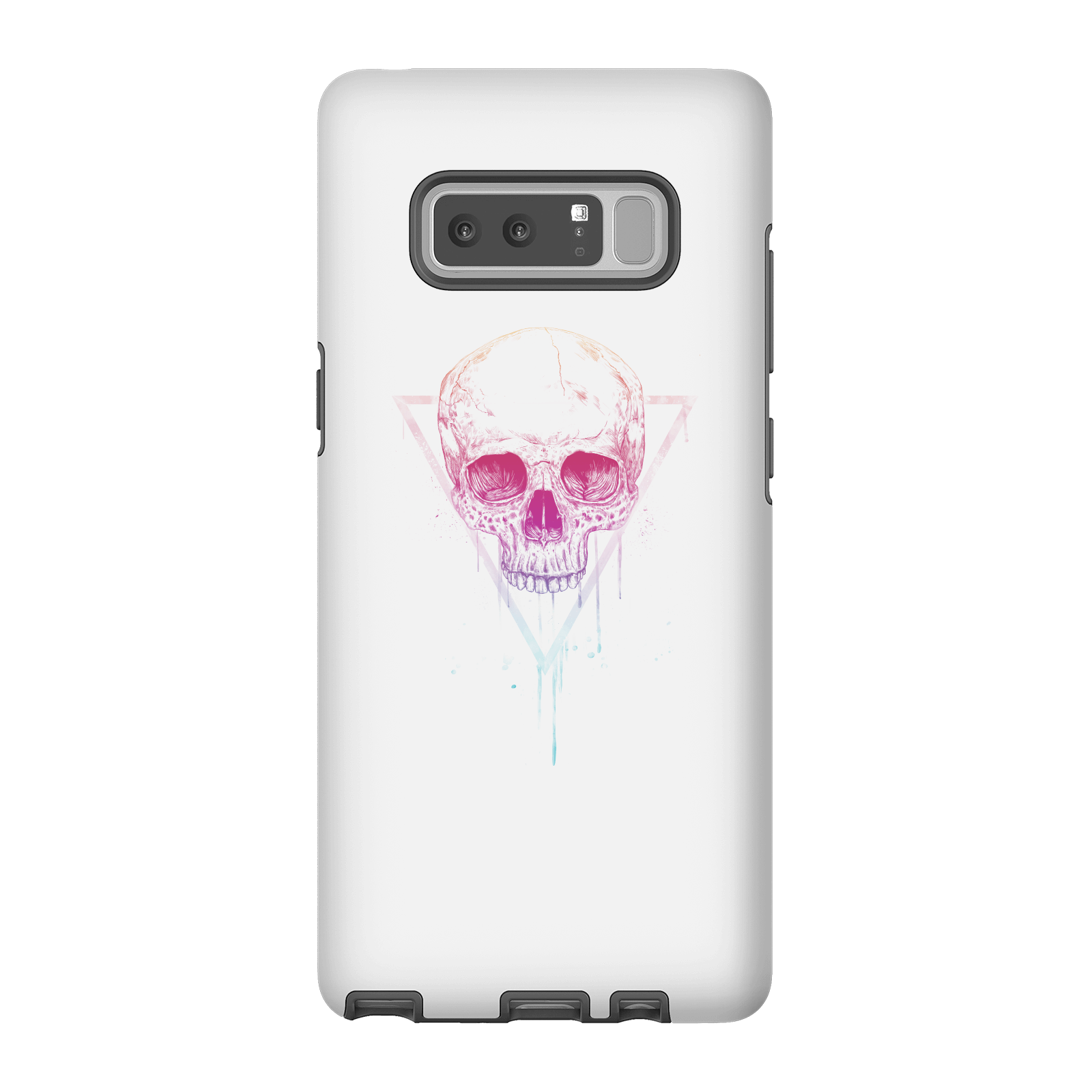 Balazs Solti Colourful Skull Phone Case for iPhone and Android - Samsung Note 8 - Tough Case - Gloss
