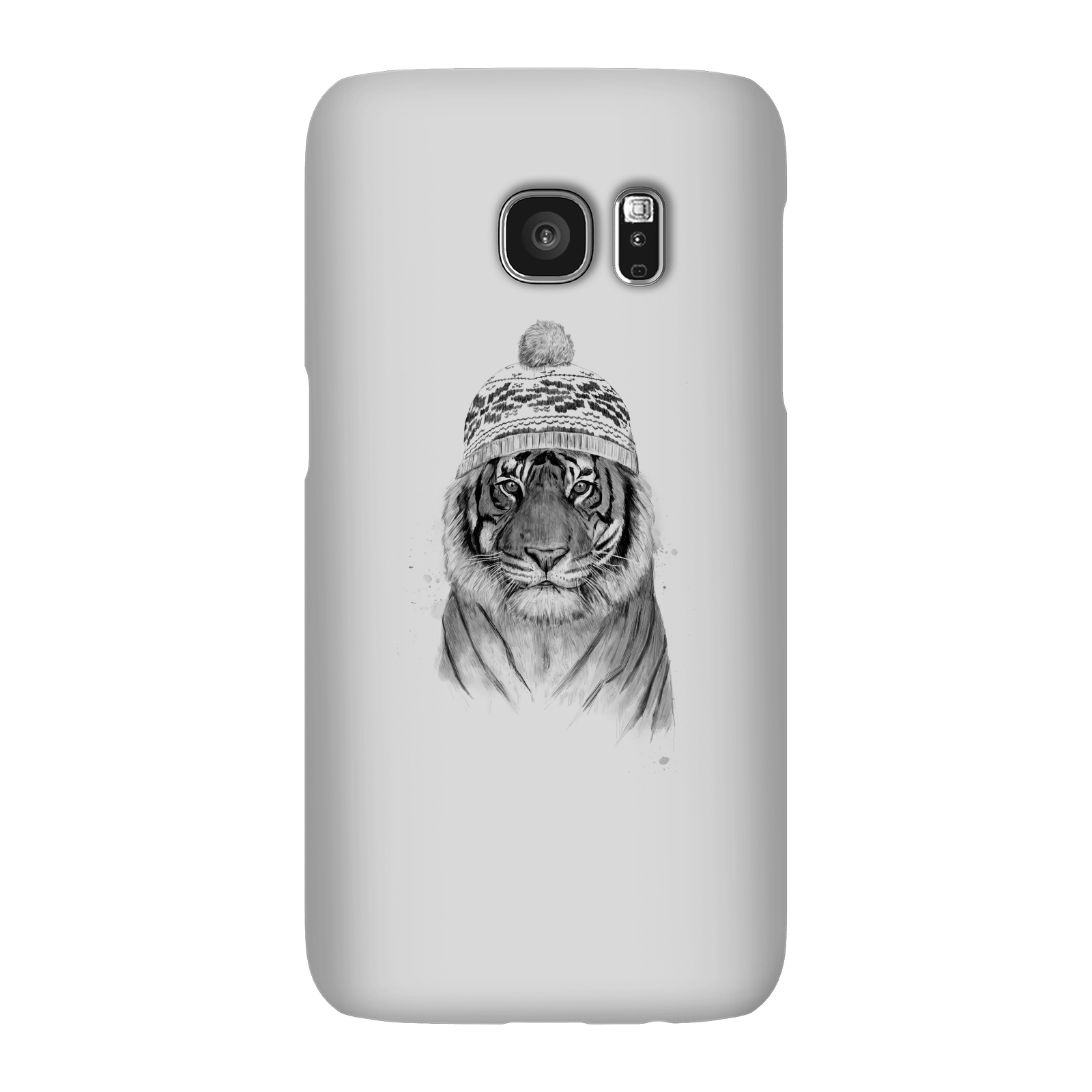 Balazs Solti Winter Tiger Phone Case for iPhone and Android - Samsung S7 - Snap Case - Matte