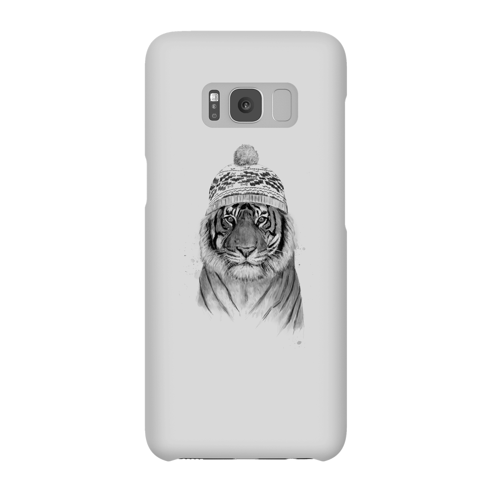 Balazs Solti Winter Tiger Phone Case for iPhone and Android - Samsung S8 - Snap Case - Gloss