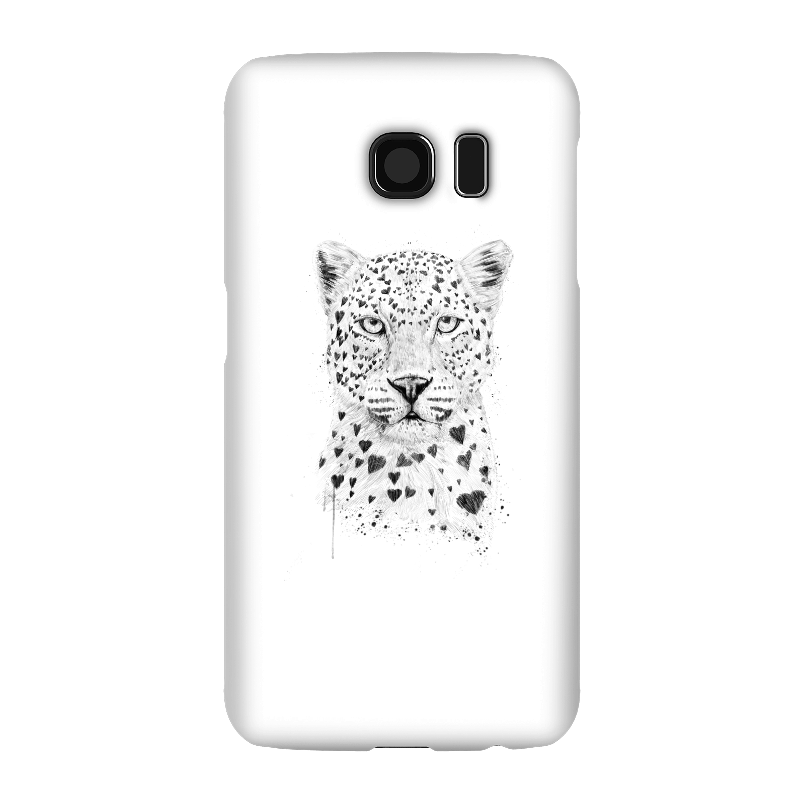 Balazs Solti Love Hearts Phone Case for iPhone and Android - Samsung S6 - Snap Case - Matte