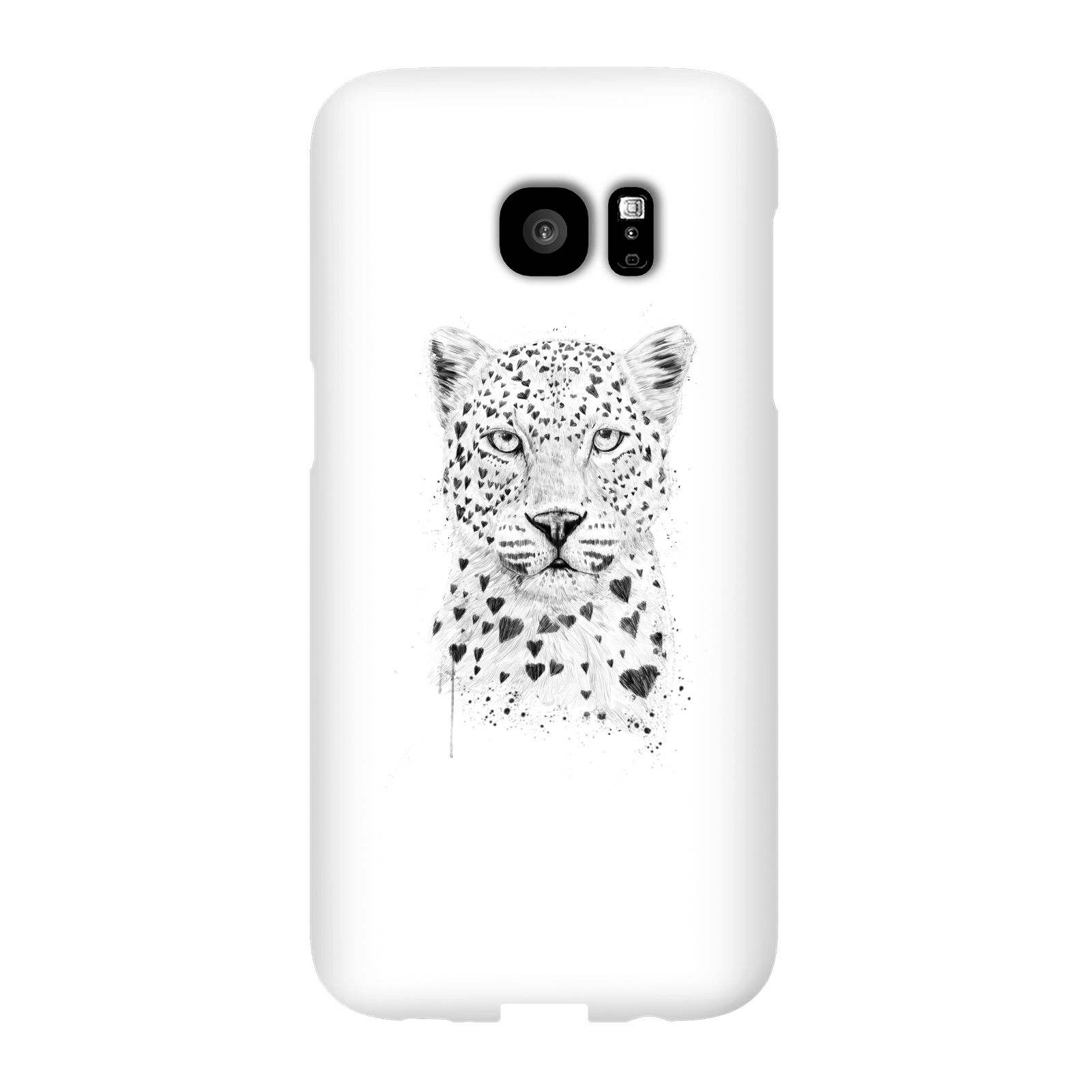 Balazs Solti Love Hearts Phone Case for iPhone and Android - Samsung S7 Edge - Snap Case - Matte