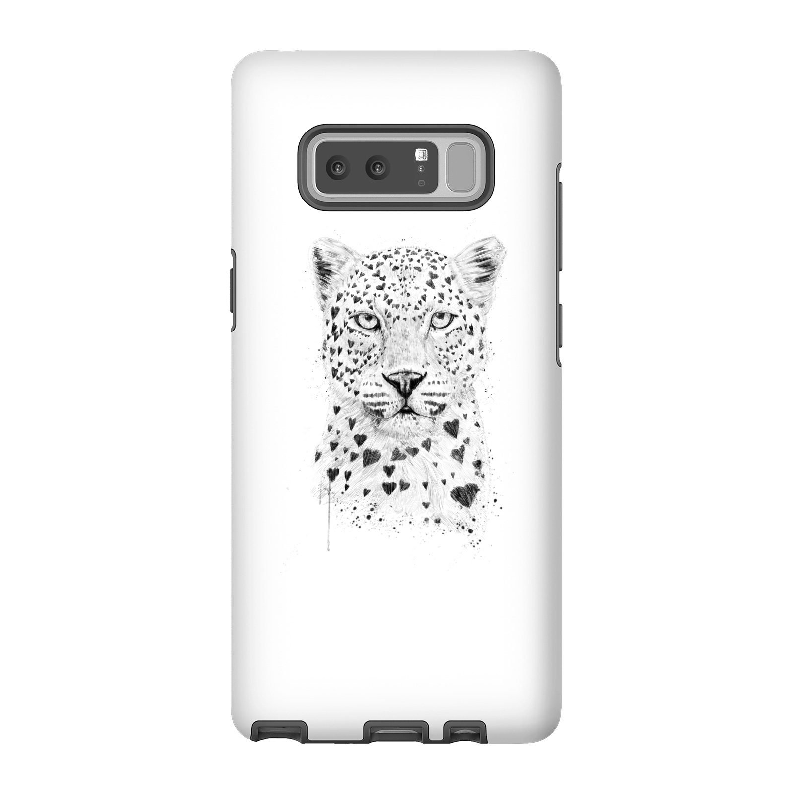 Balazs Solti Love Hearts Phone Case for iPhone and Android - Samsung Note 8 - Tough Case - Matte