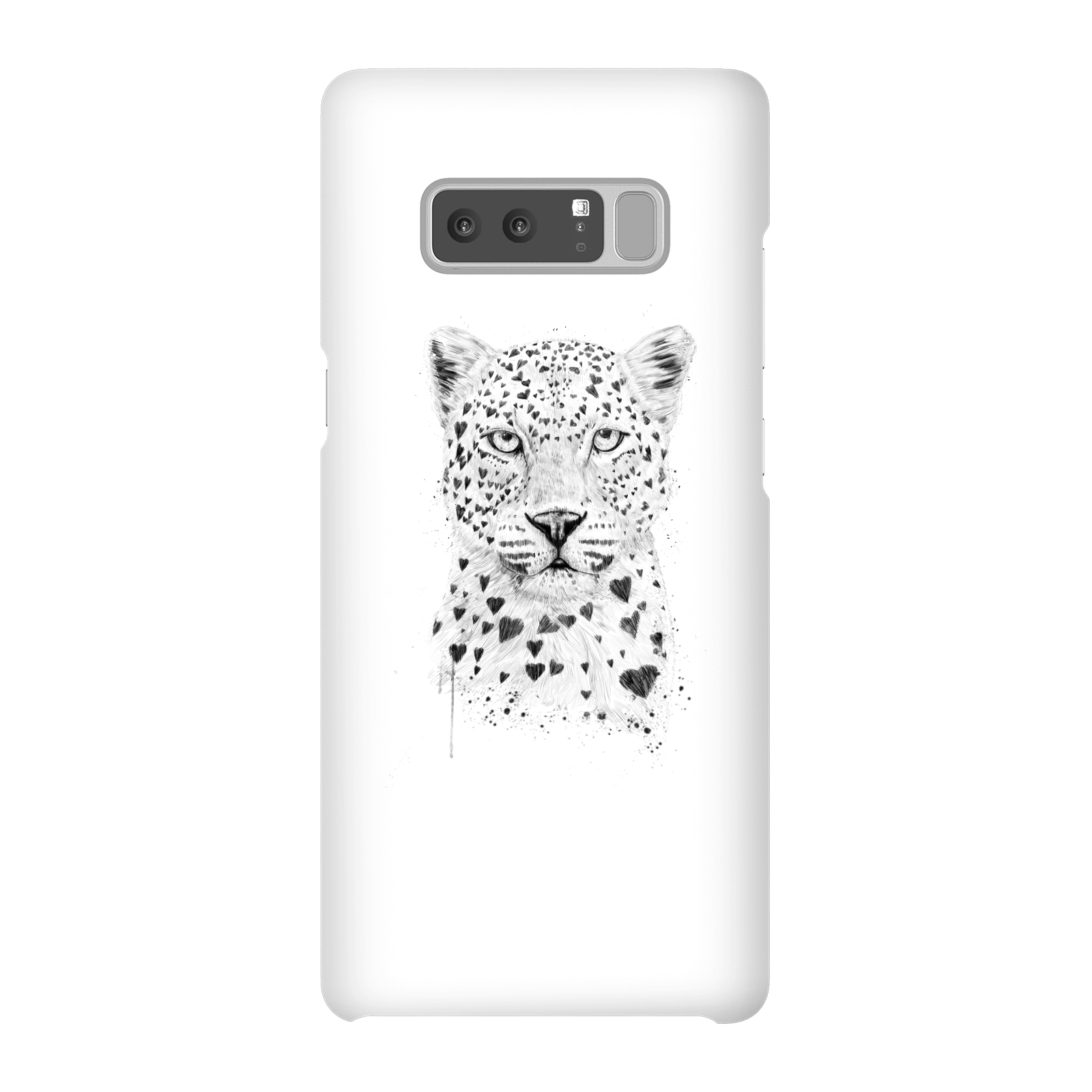 Balazs Solti Love Hearts Phone Case for iPhone and Android - Samsung Note 8 - Snap Case - Gloss