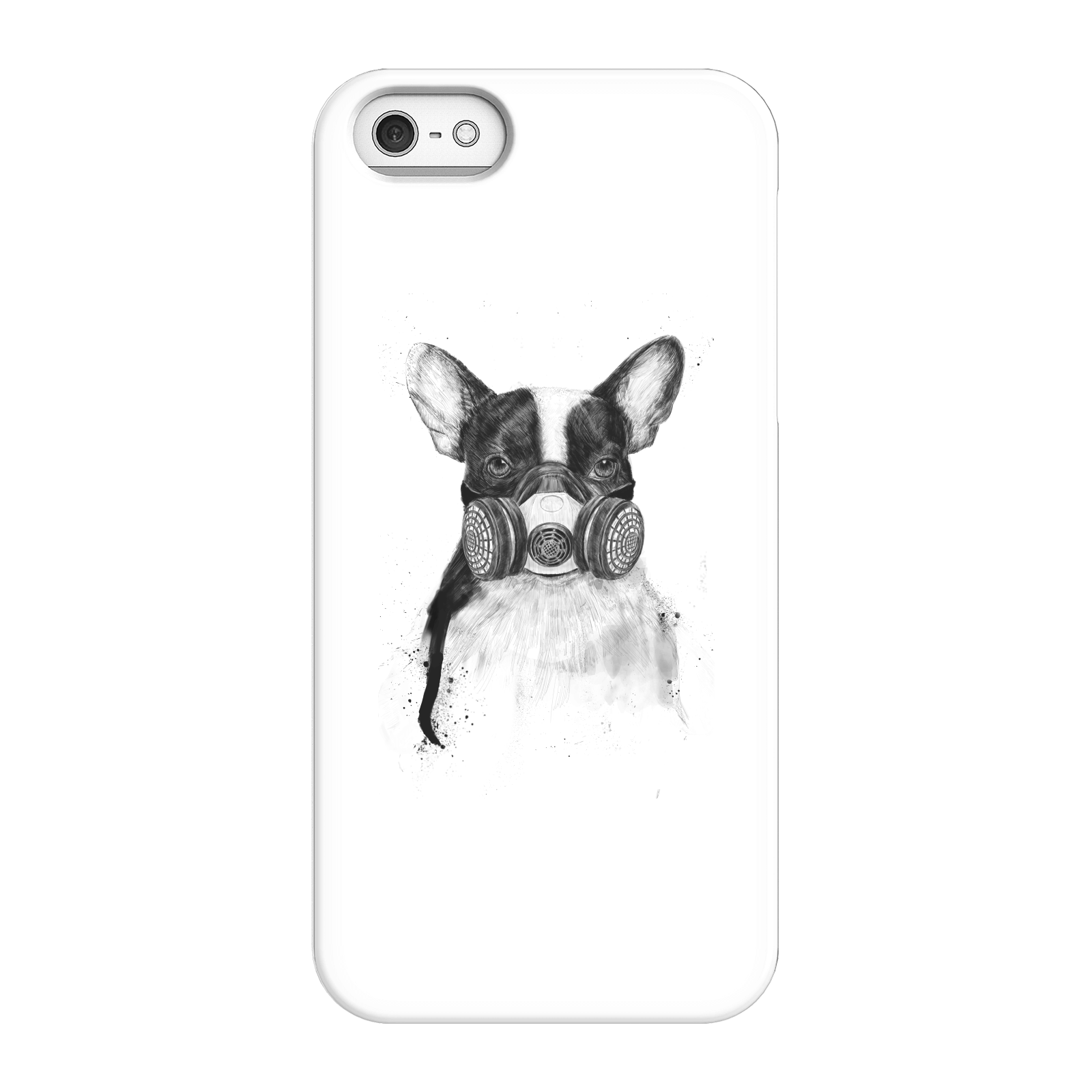 Balazs Solti Masked Bulldog Phone Case for iPhone and Android - iPhone 5/5s - Snap Case - Matte
