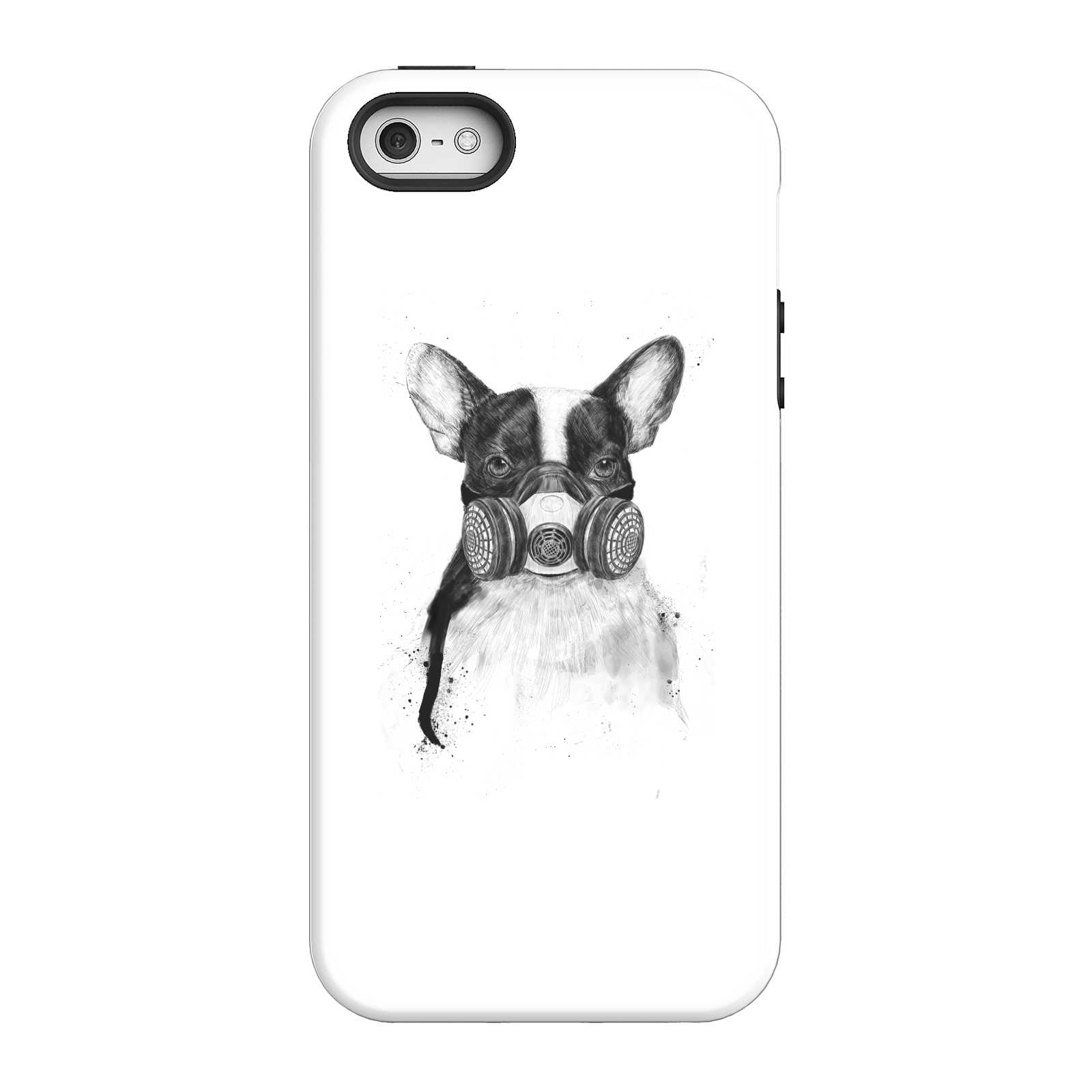 Balazs Solti Masked Bulldog Phone Case for iPhone and Android - iPhone 5/5s - Tough Case - Matte