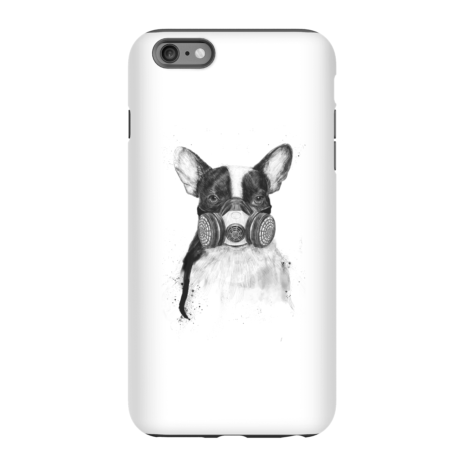 Balazs Solti Masked Bulldog Phone Case for iPhone and Android - iPhone 6 Plus - Tough Case - Matte