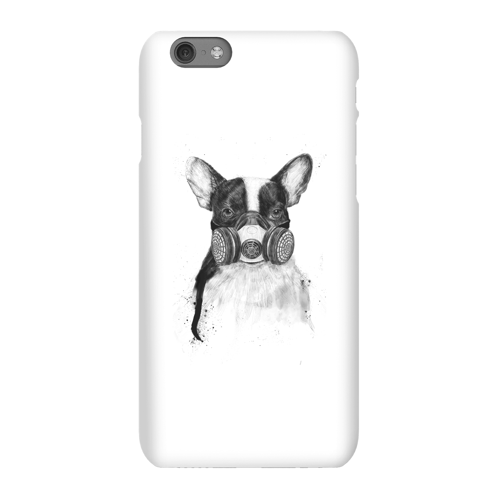 Balazs Solti Masked Bulldog Phone Case for iPhone and Android - iPhone 6S - Snap Case - Gloss