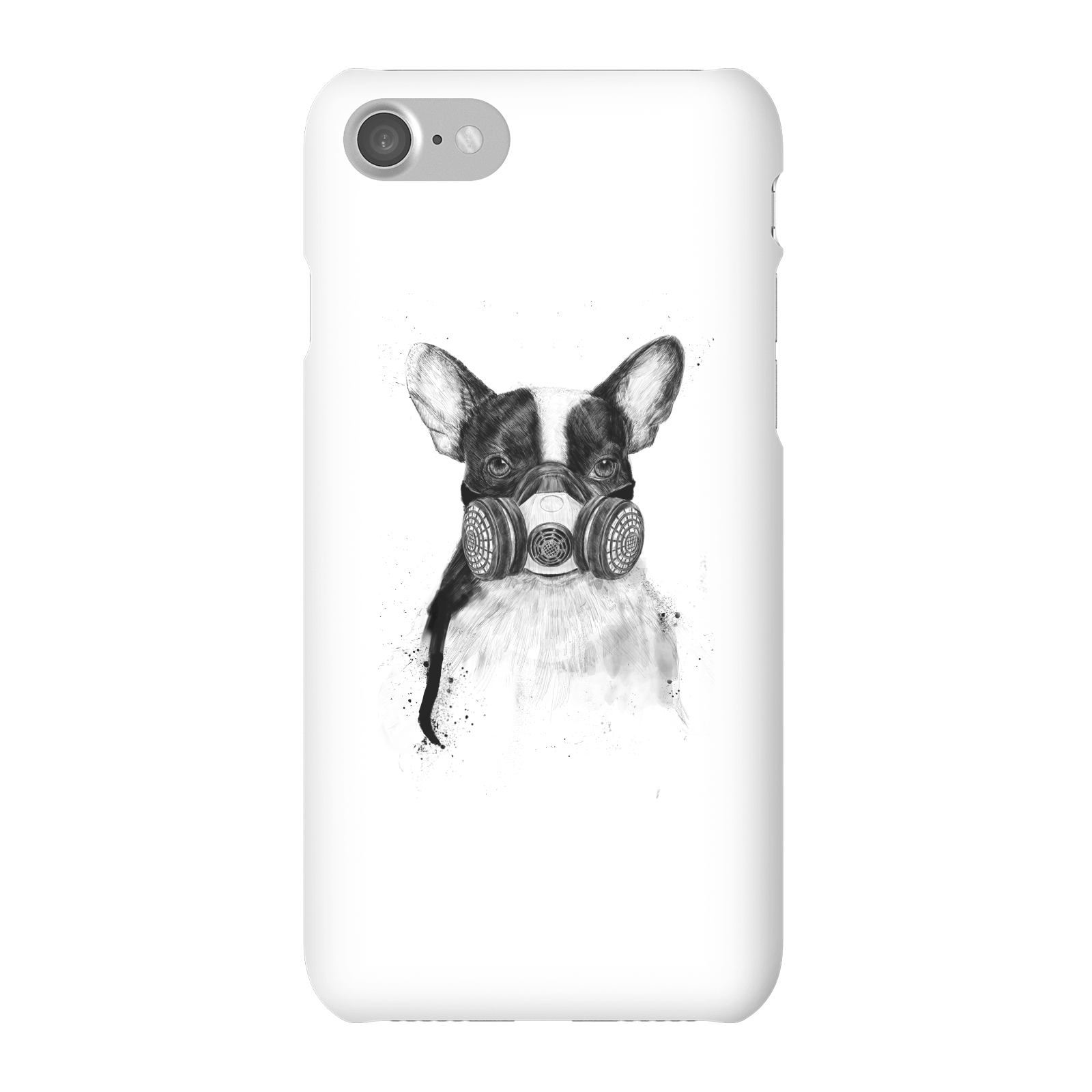 Balazs Solti Masked Bulldog Phone Case for iPhone and Android - iPhone 7 - Snap Case - Gloss