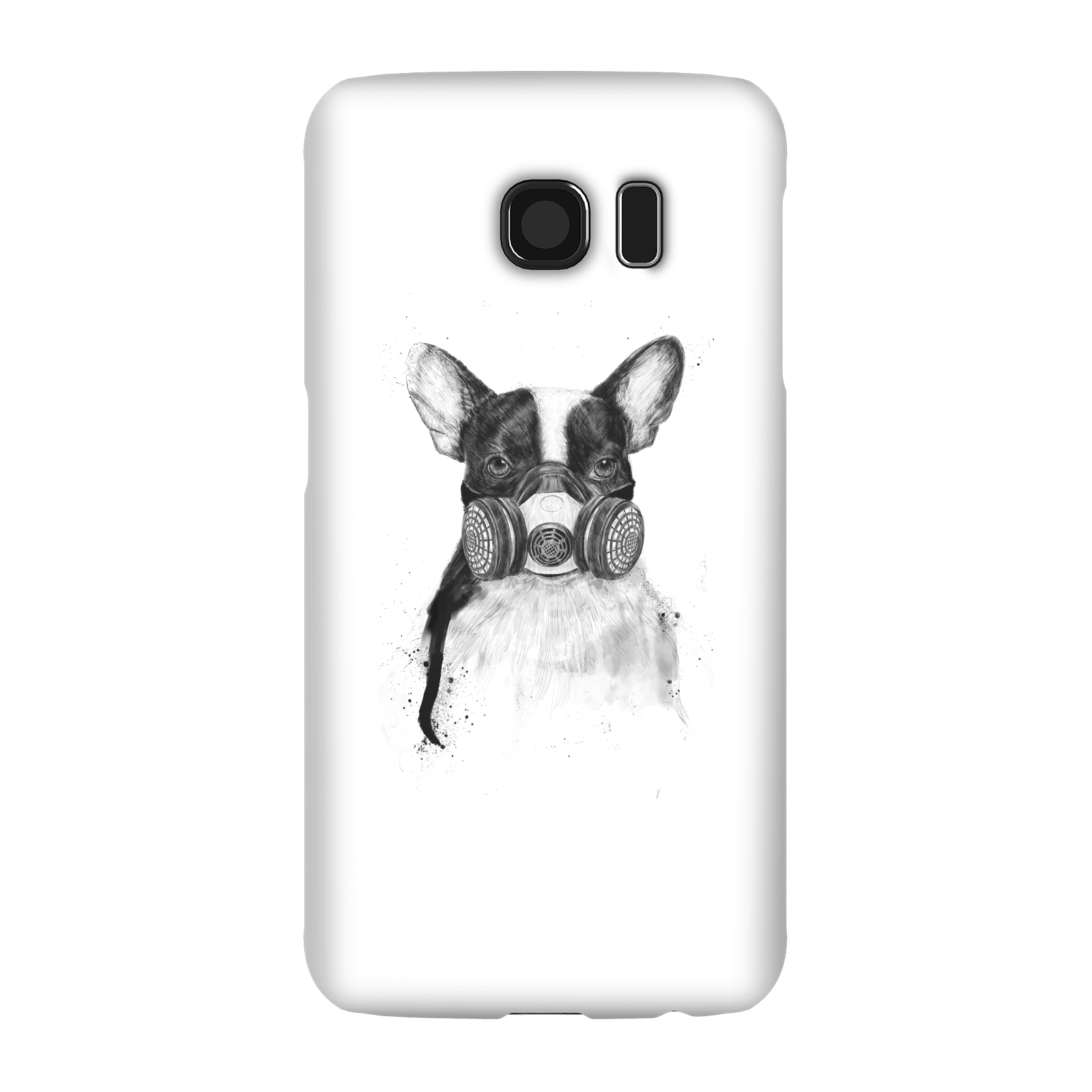 Balazs Solti Masked Bulldog Phone Case for iPhone and Android - Samsung S6 - Snap Case - Gloss