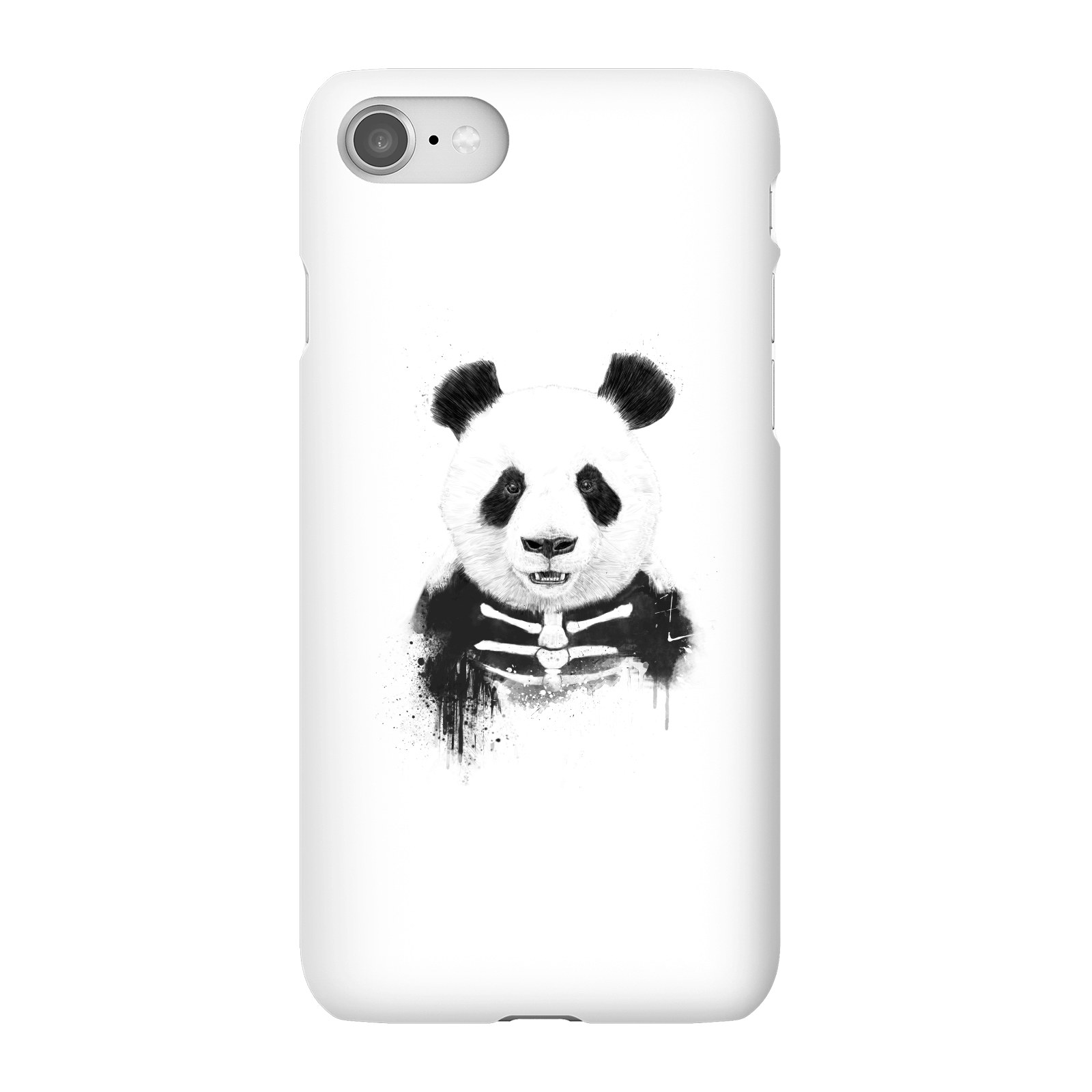 Balazs Solti Skull Panda Phone Case for iPhone and Android - iPhone 8 - Snap Case - Matte