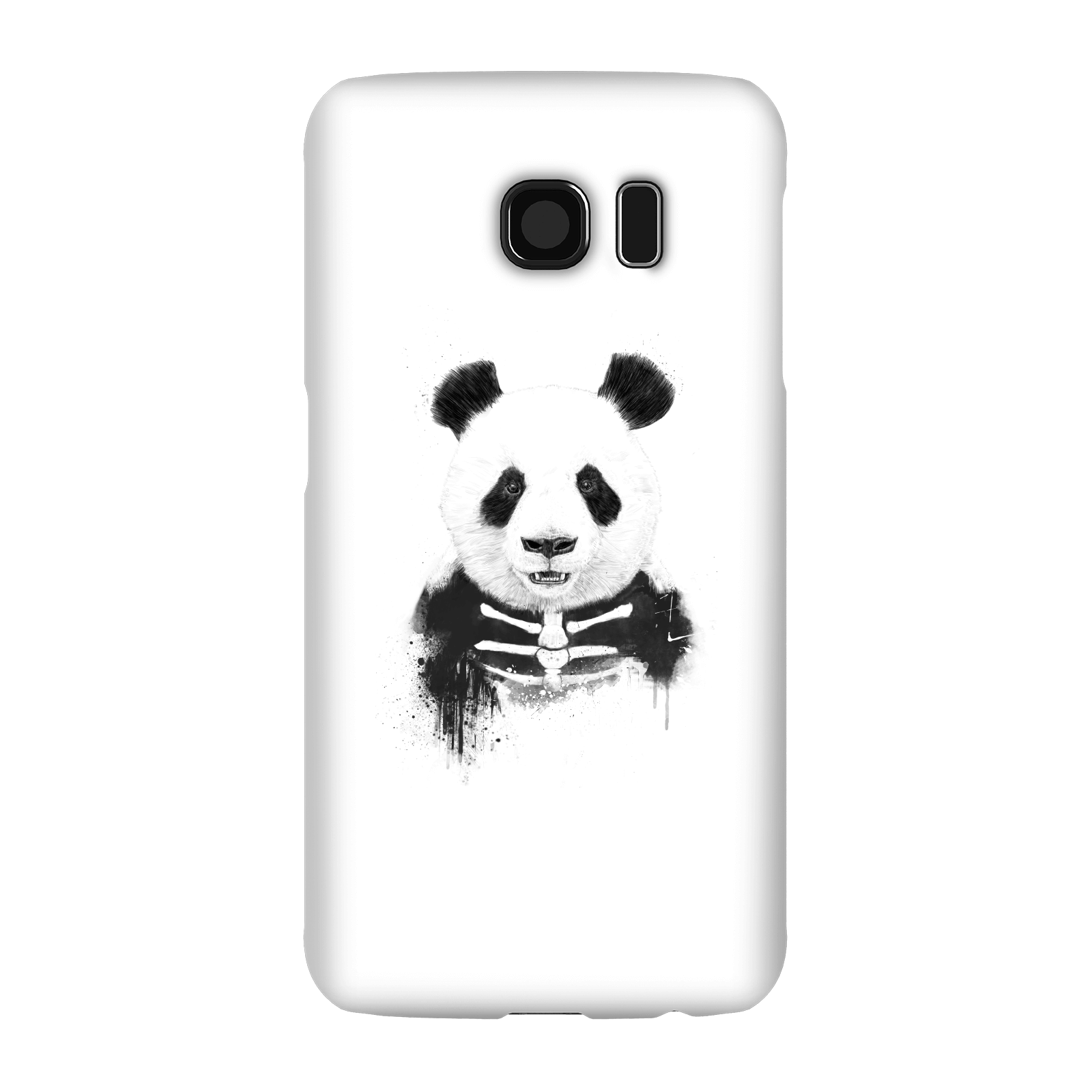 Balazs Solti Skull Panda Phone Case for iPhone and Android - Samsung S6 - Snap Case - Matte