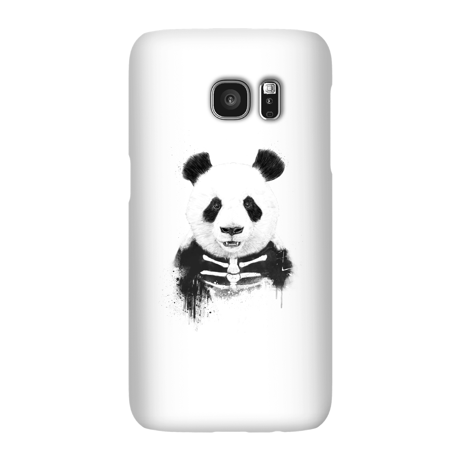 Balazs Solti Skull Panda Phone Case for iPhone and Android - Samsung S7 - Snap Case - Matte
