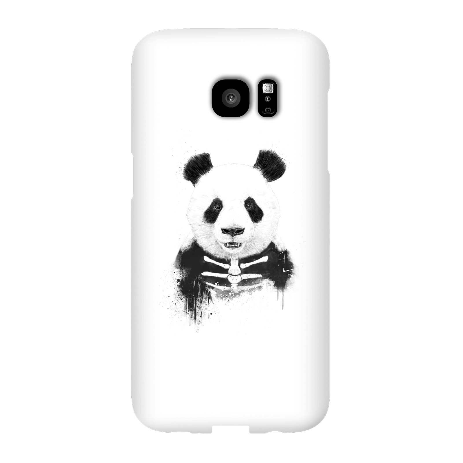 Balazs Solti Skull Panda Phone Case for iPhone and Android - Samsung S7 Edge - Snap Case - Matte