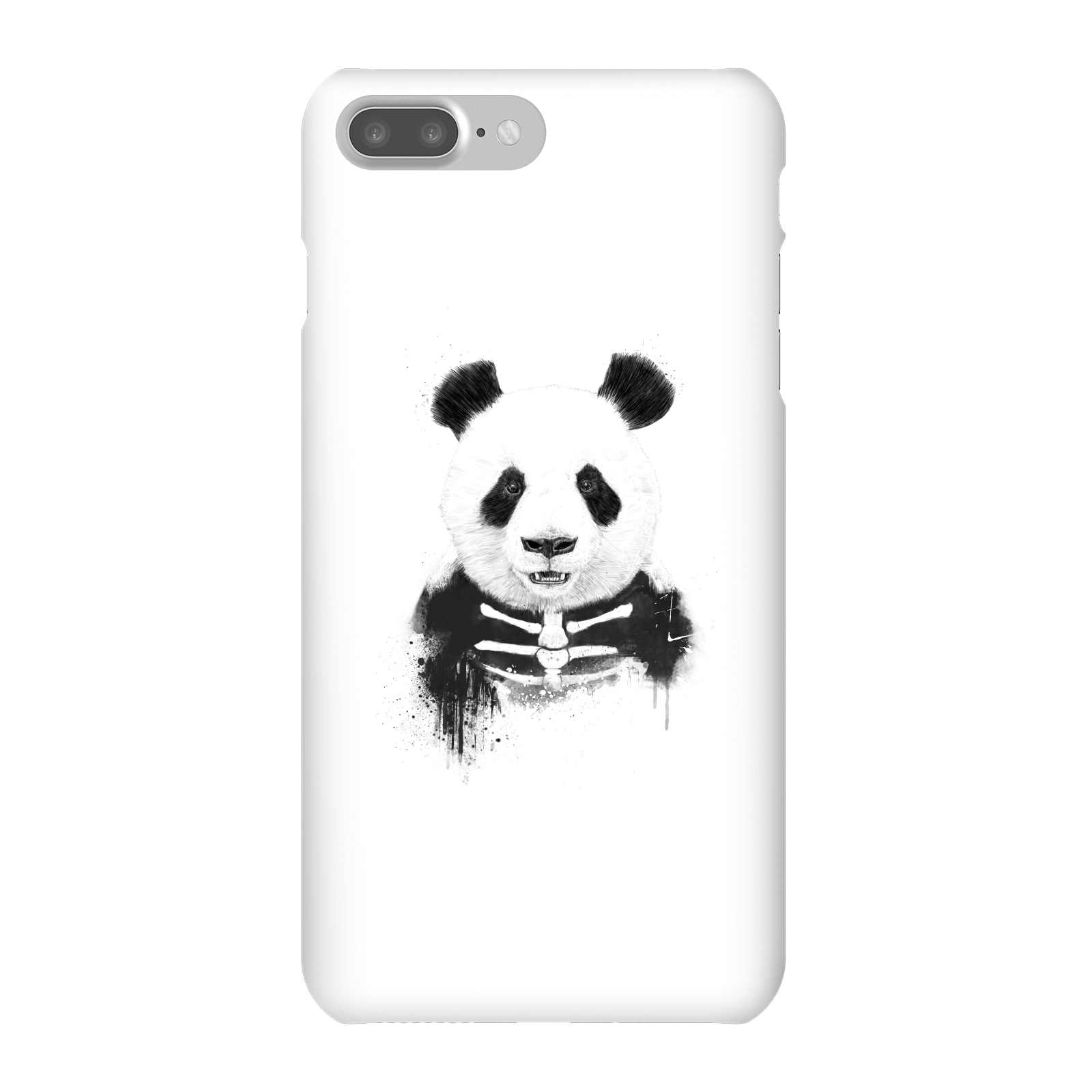 Balazs Solti Skull Panda Phone Case for iPhone and Android - iPhone 7 Plus - Snap Case - Gloss