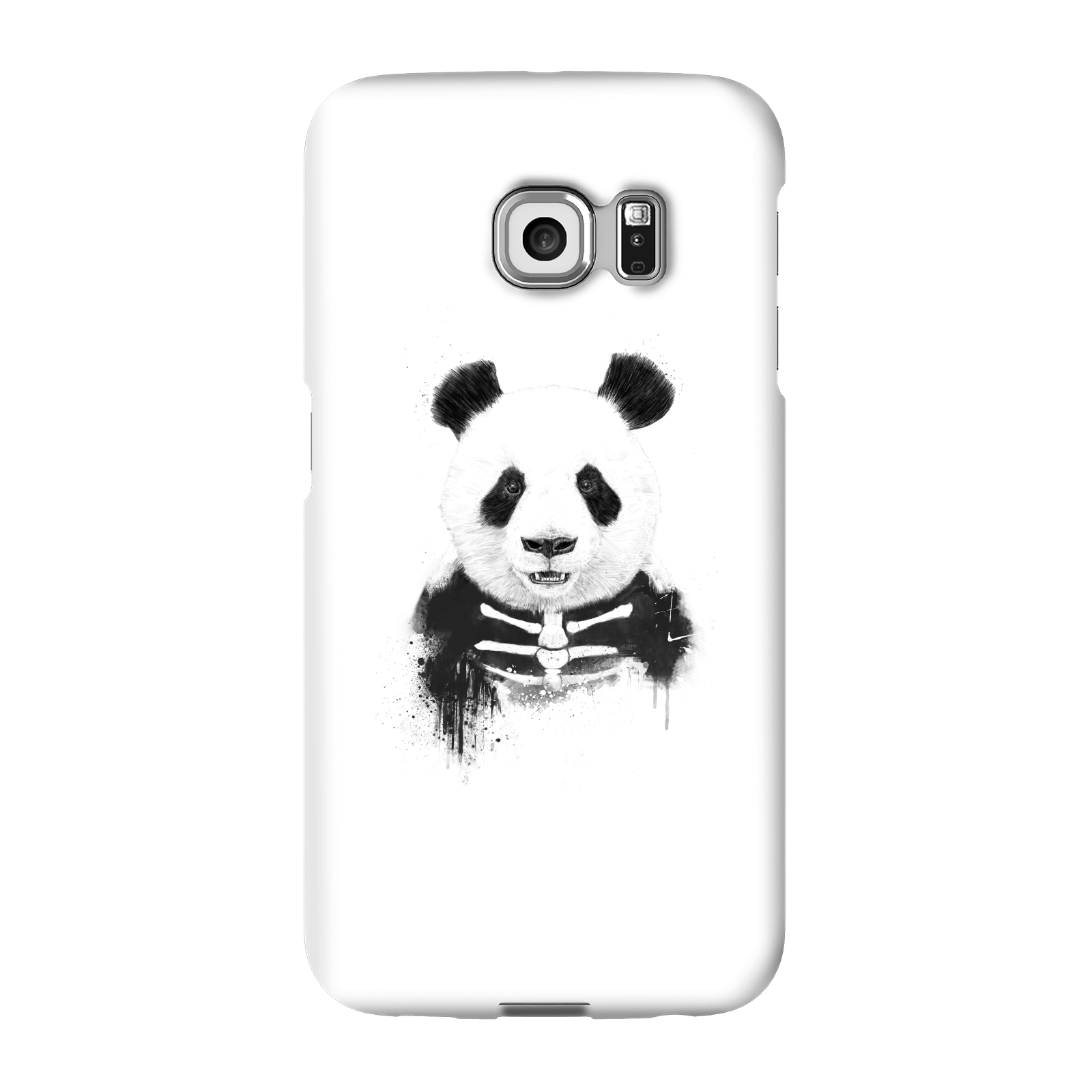 Balazs Solti Skull Panda Phone Case for iPhone and Android - Samsung S6 Edge - Snap Case - Gloss