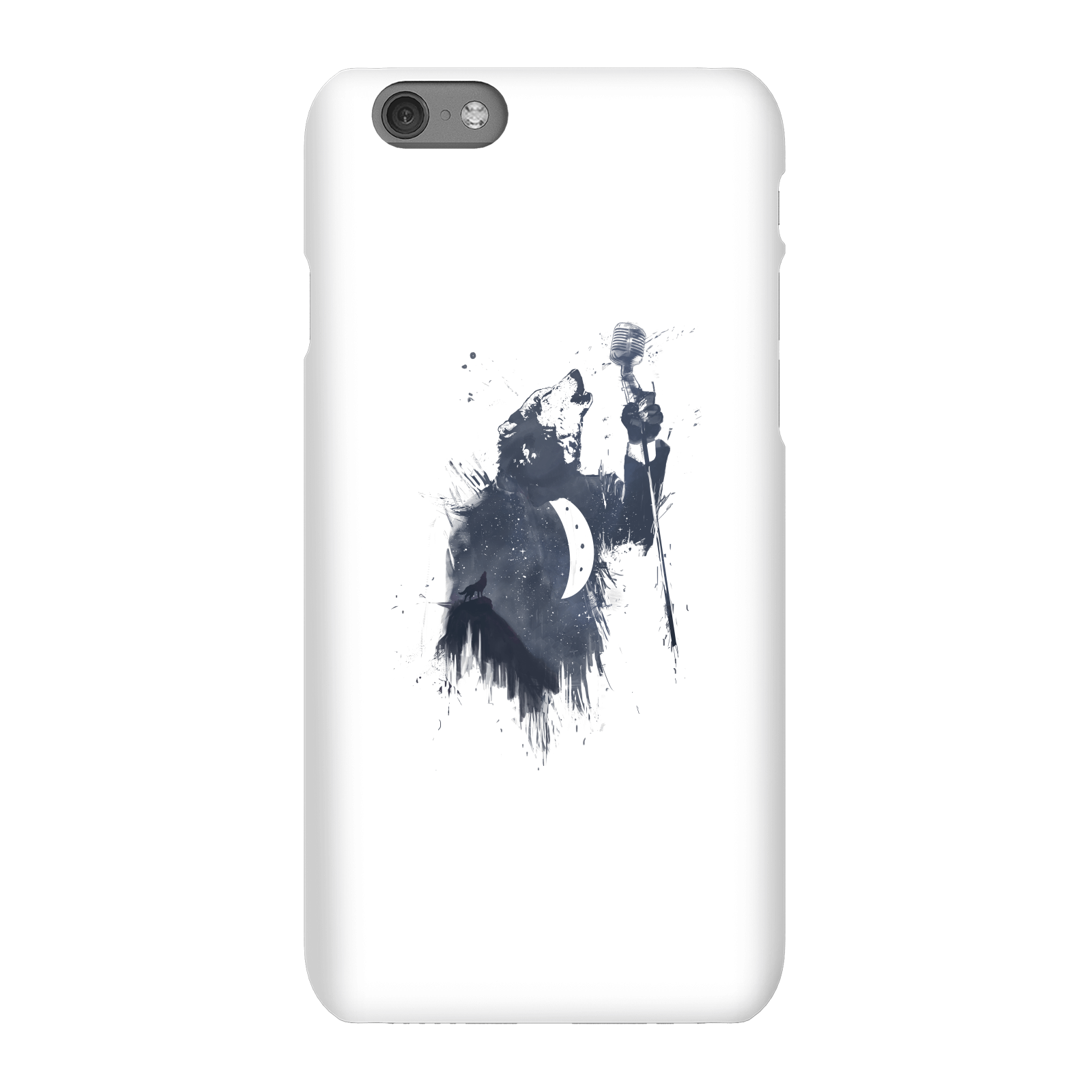 Balazs Solti Singing Wolf Phone Case for iPhone and Android - iPhone 6S - Snap Case - Matte