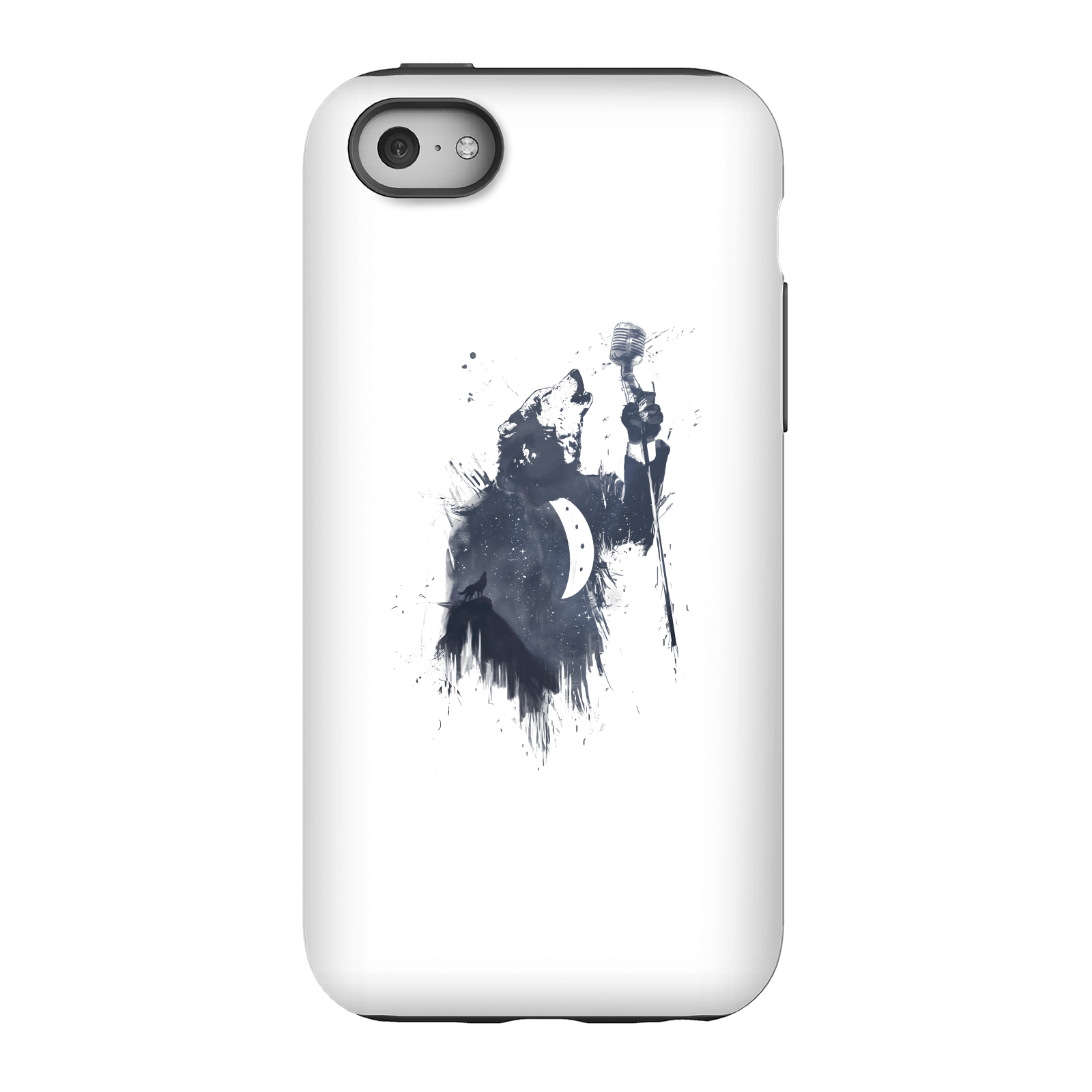 Balazs Solti Singing Wolf Phone Case for iPhone and Android - iPhone 5C - Tough Case - Matte