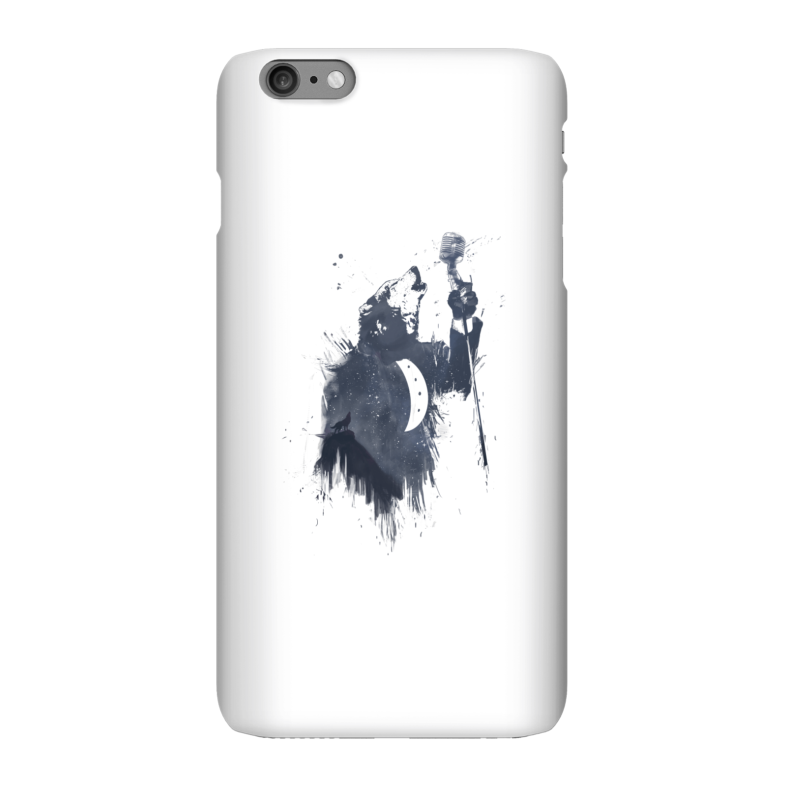 Balazs Solti Singing Wolf Phone Case for iPhone and Android - iPhone 6 Plus - Snap Case - Gloss